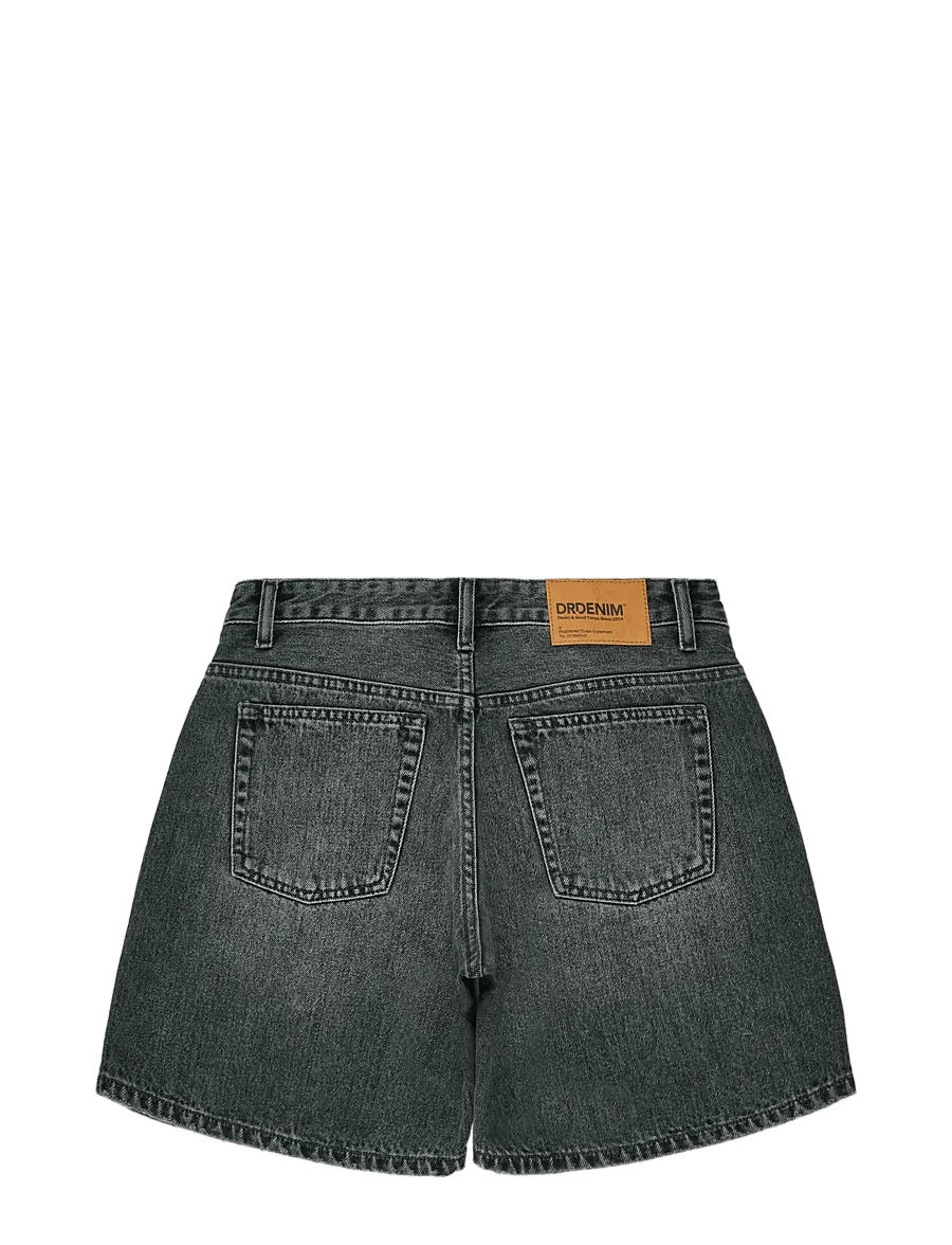 Dr Denim - Hill Low Shorts - jorts - mid grey used - 2