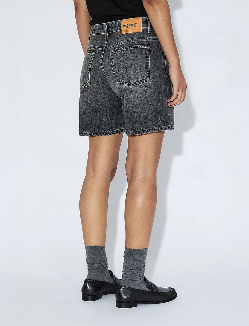 Dr Denim - Hill Low Shorts - jorts - mid grey used - 5