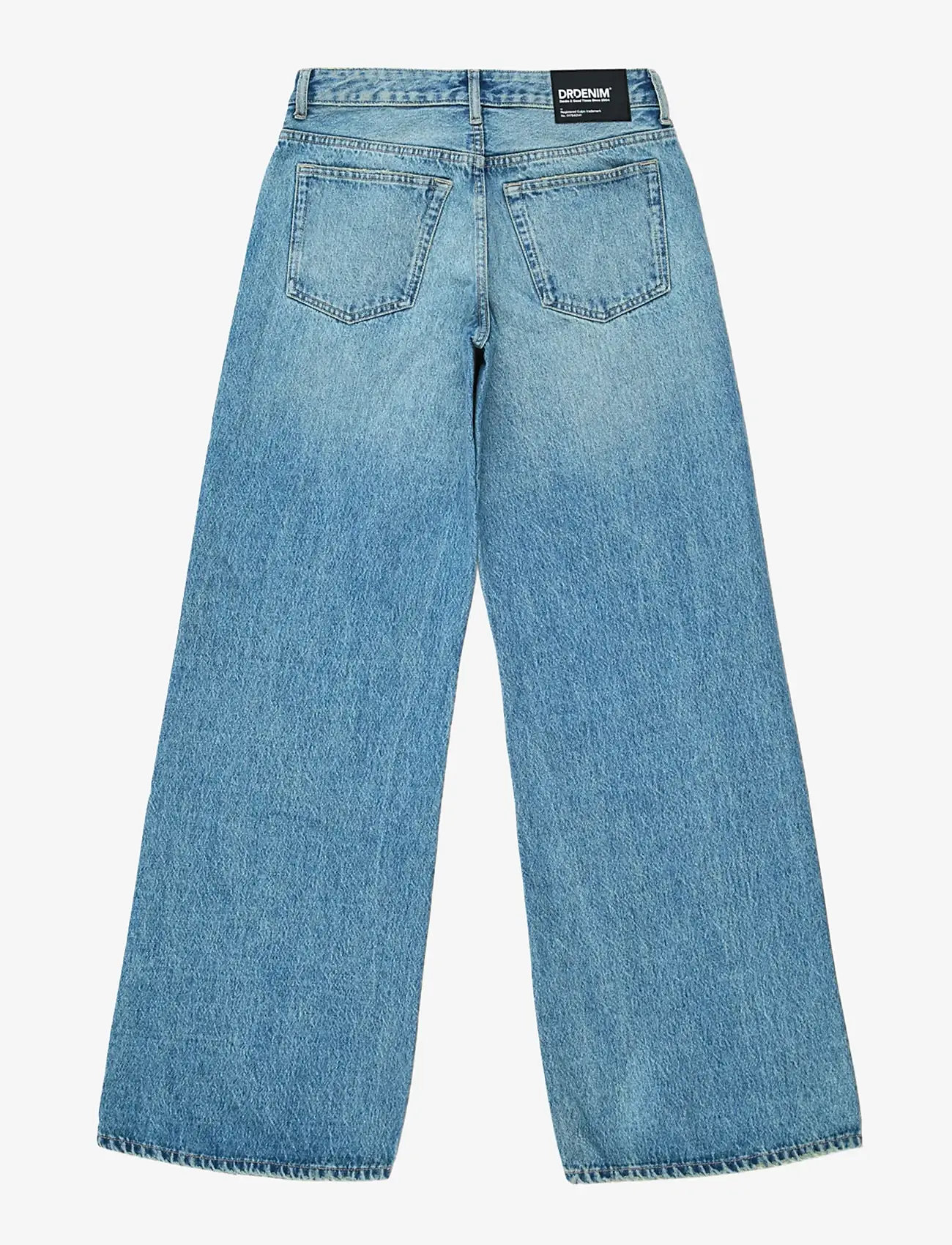 Dr Denim - Rhue Low Wide - hosen mit weitem bein - drift sky used - 2