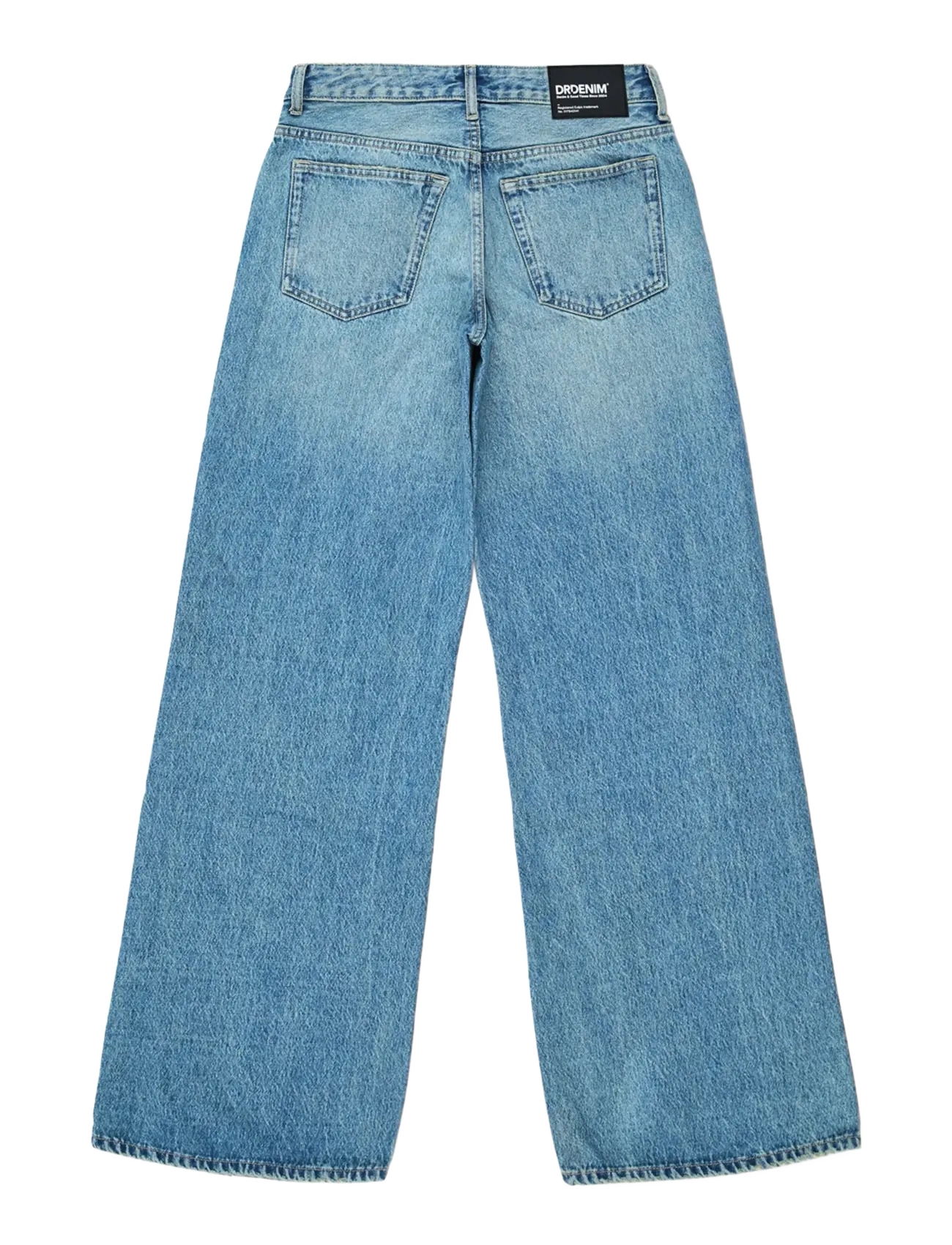 Dr Denim - Rhue Low Wide - leveälahkeiset farkut - drift sky used - 2