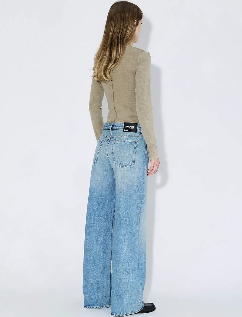 Dr Denim - Rhue Low Wide - hosen mit weitem bein - drift sky used - 3