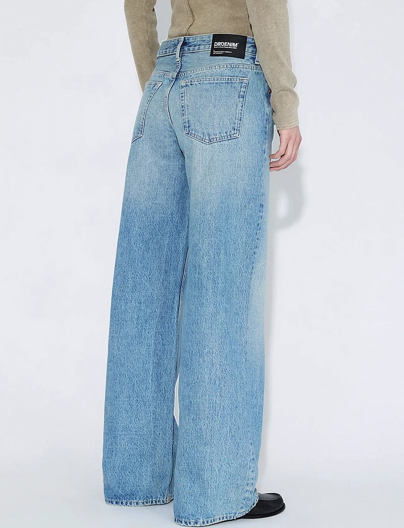 Dr Denim - Rhue Low Wide - hosen mit weitem bein - drift sky used - 5