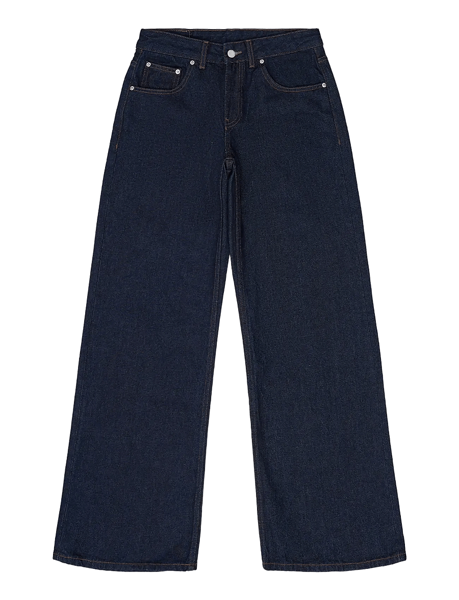 Dr Denim - Rhue Low Wide - hosen mit weitem bein - stream rinse - 1