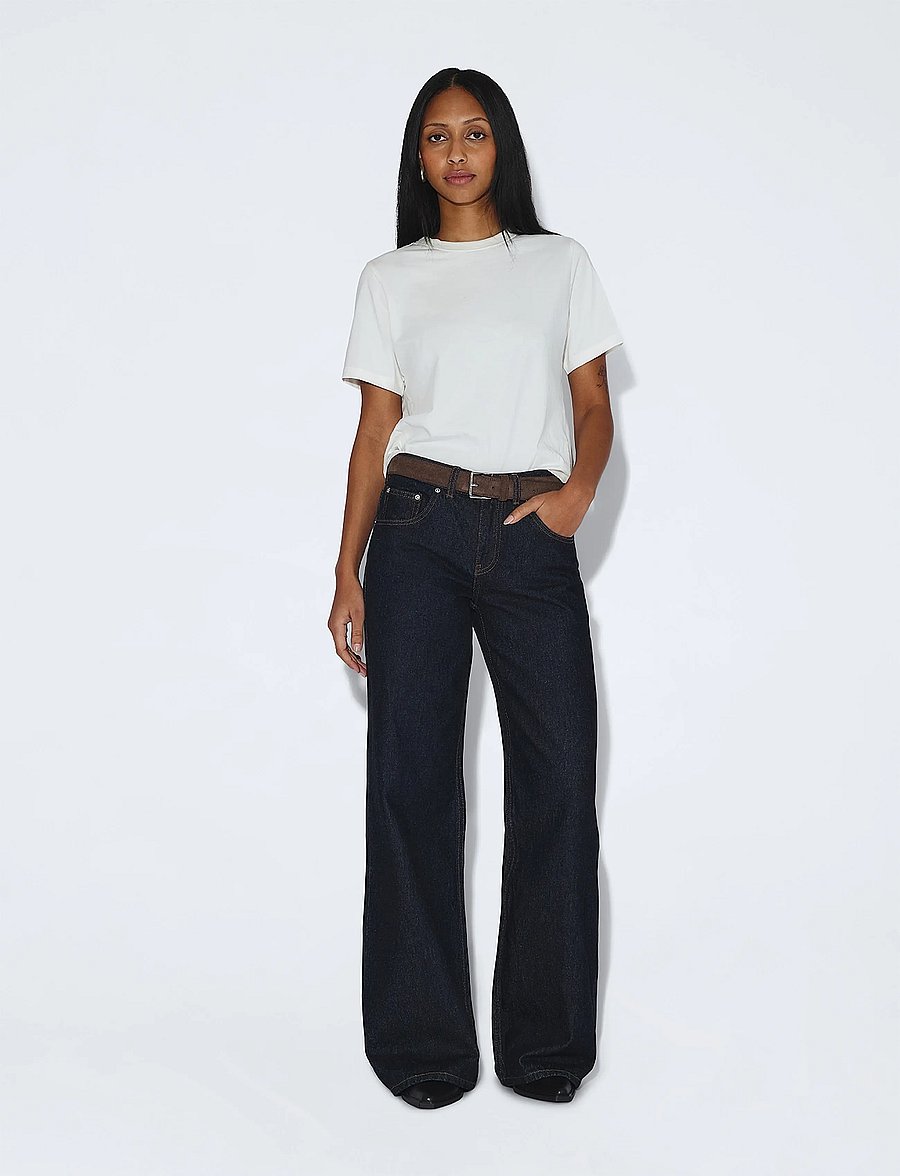 Dr Denim - Rhue Low Wide - hosen mit weitem bein - stream rinse - 0