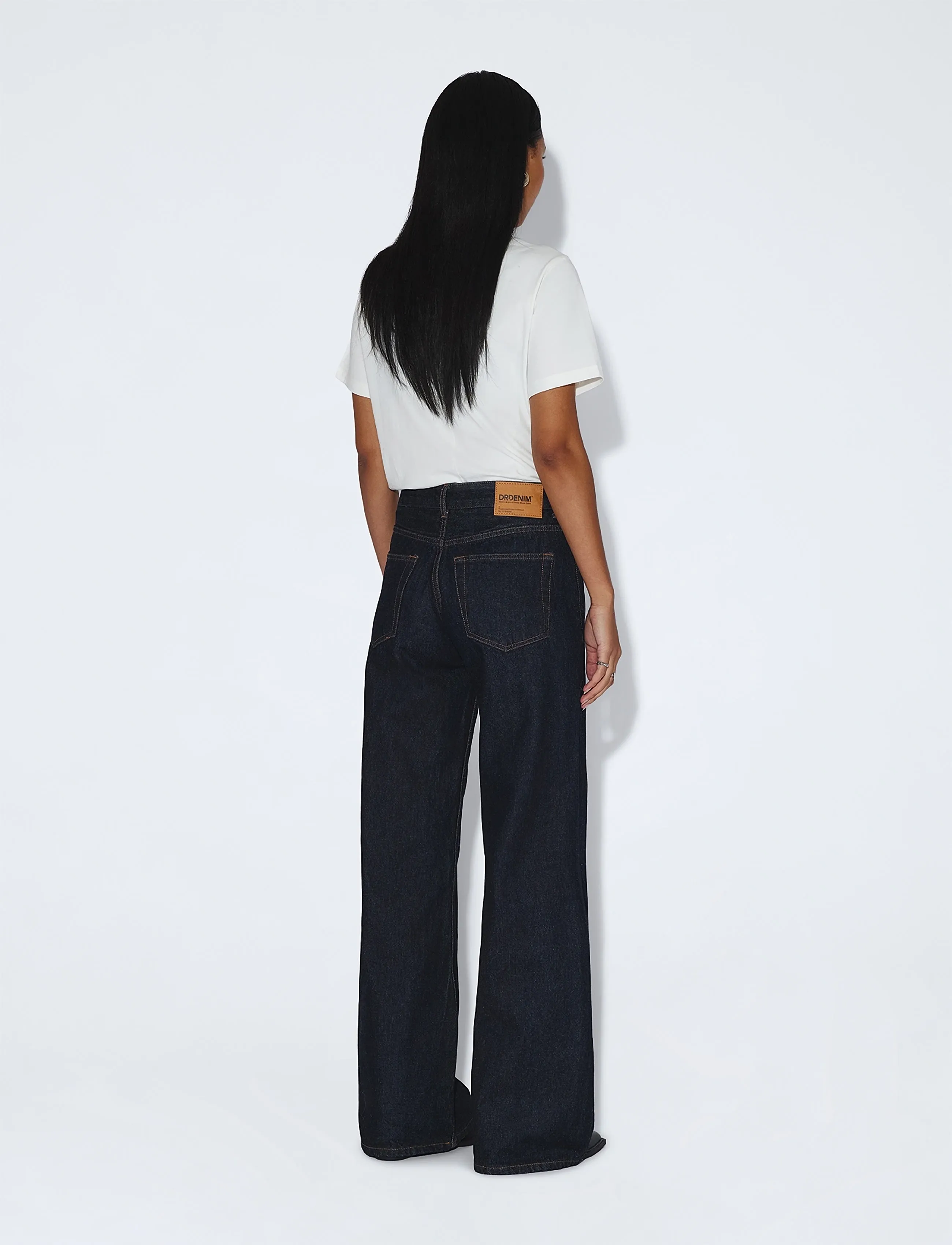 Dr Denim - Rhue Low Wide - hosen mit weitem bein - stream rinse - 3