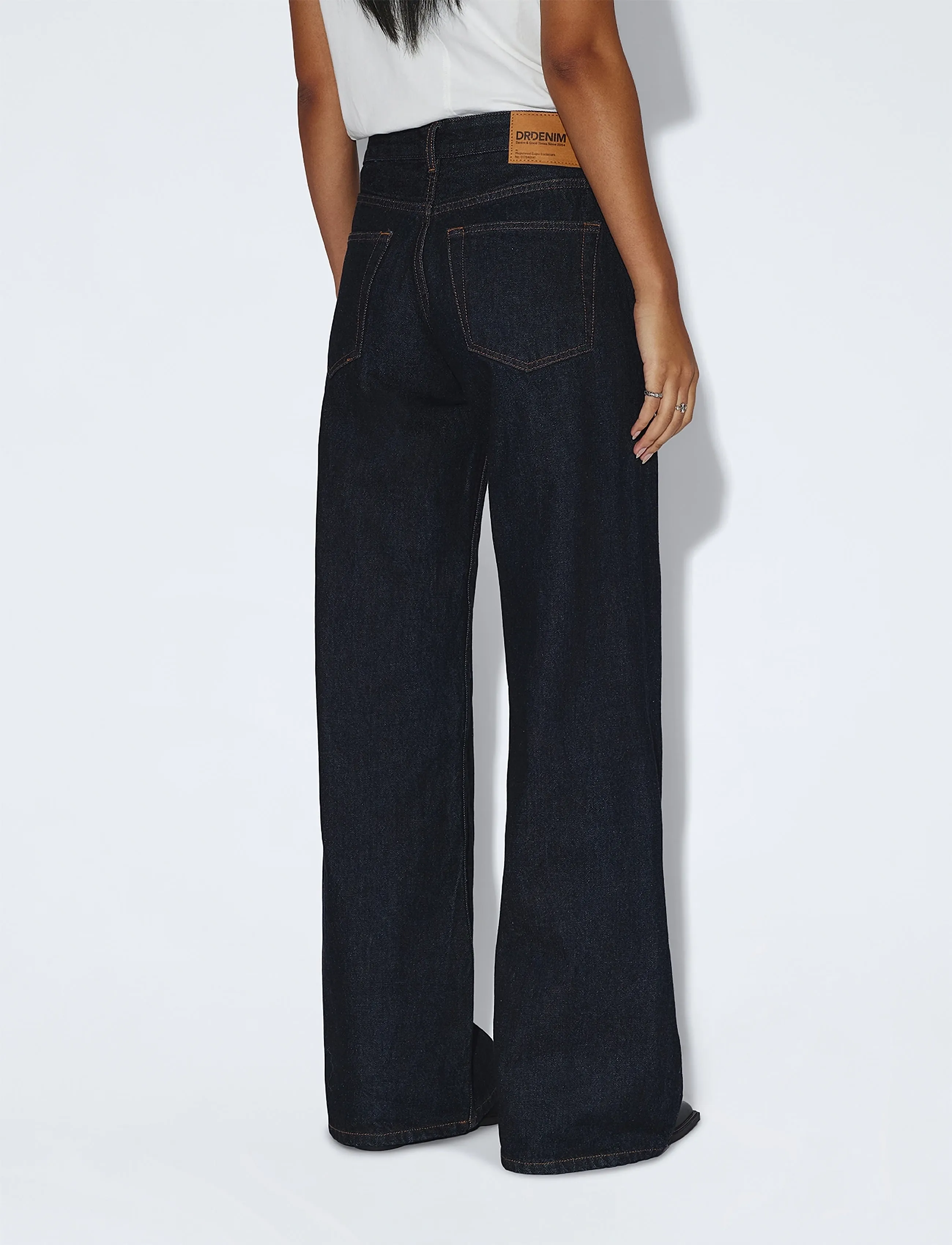 Dr Denim - Rhue Low Wide - hosen mit weitem bein - stream rinse - 5