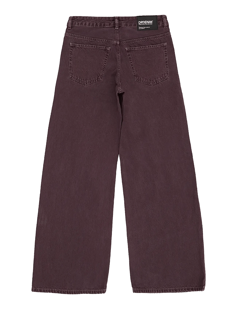 Dr Denim - Rhue Low Wide - vida jeans - washed aubergine - 2
