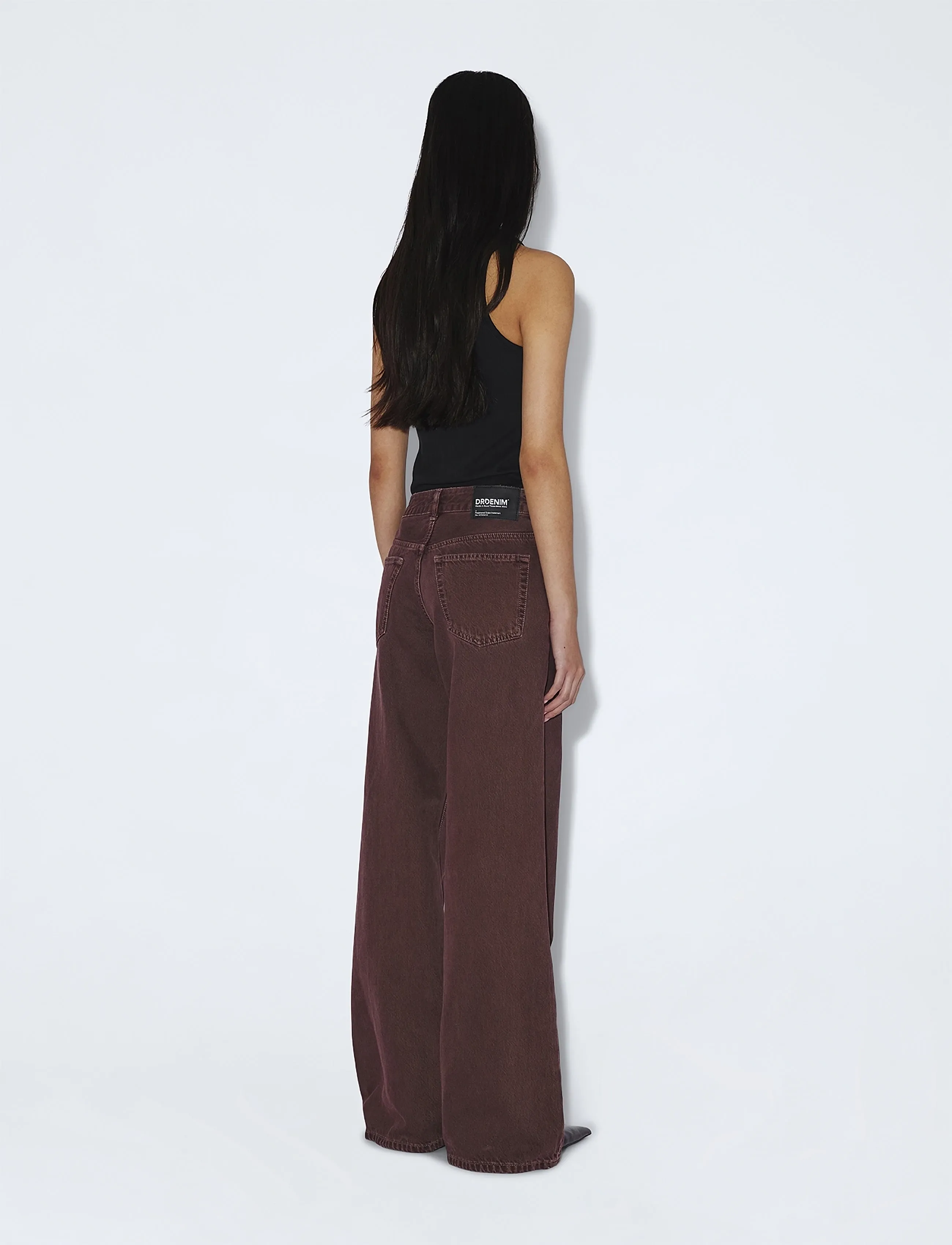 Dr Denim - Rhue Low Wide - vida jeans - washed aubergine - 3