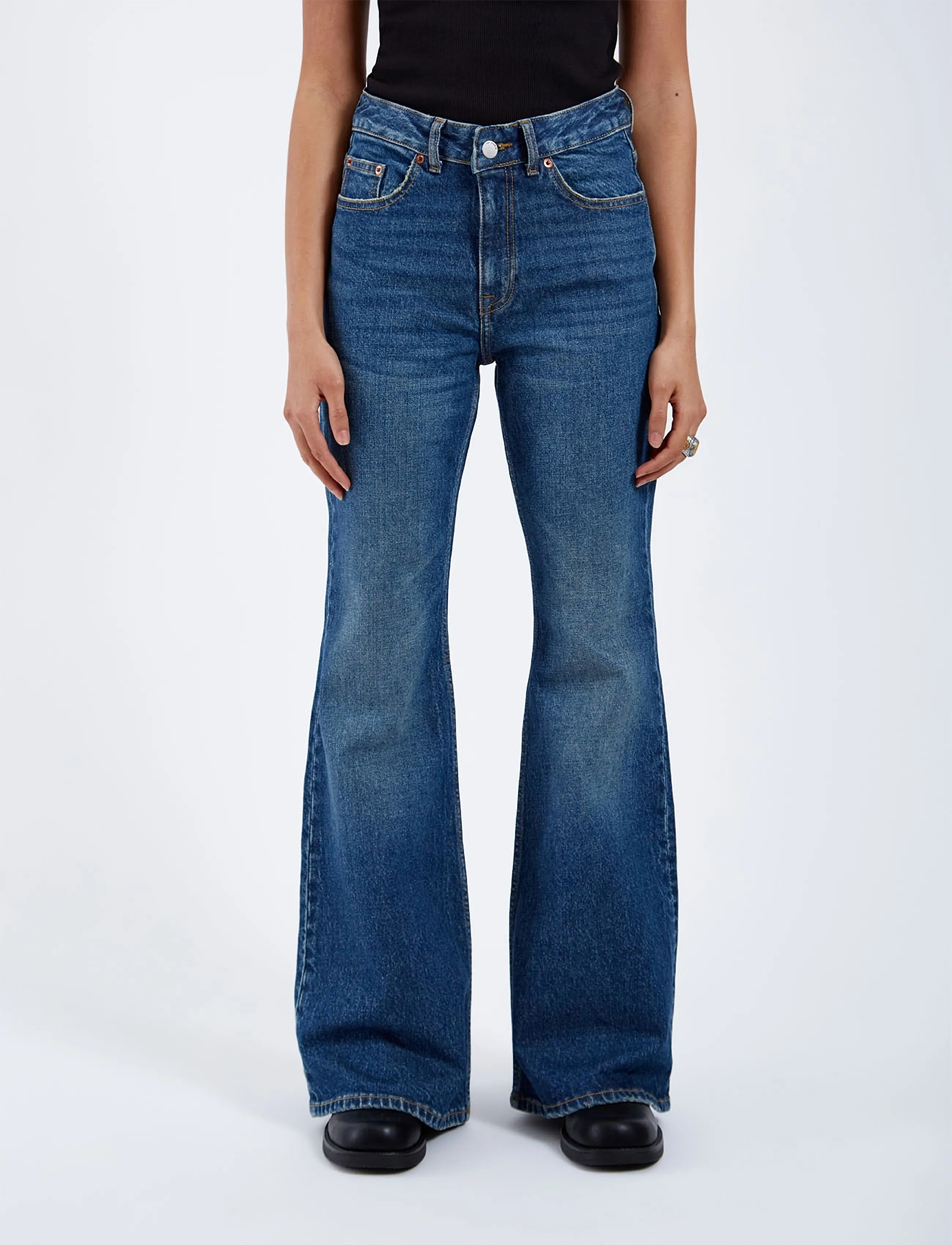 Dr Denim - Elba Mid Bootcut - bootcut jeans - bay dark used vintage - 4