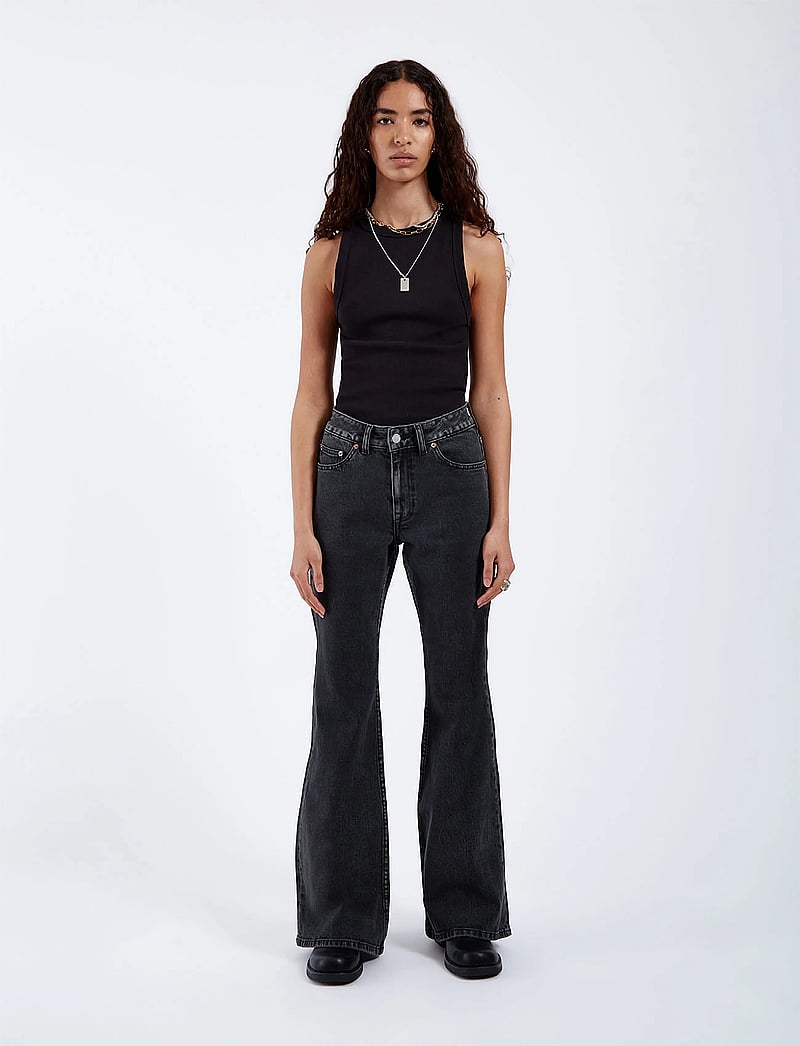 Dr Denim - Elba Mid Bootcut - bootcut jeans - tar aged black - 0