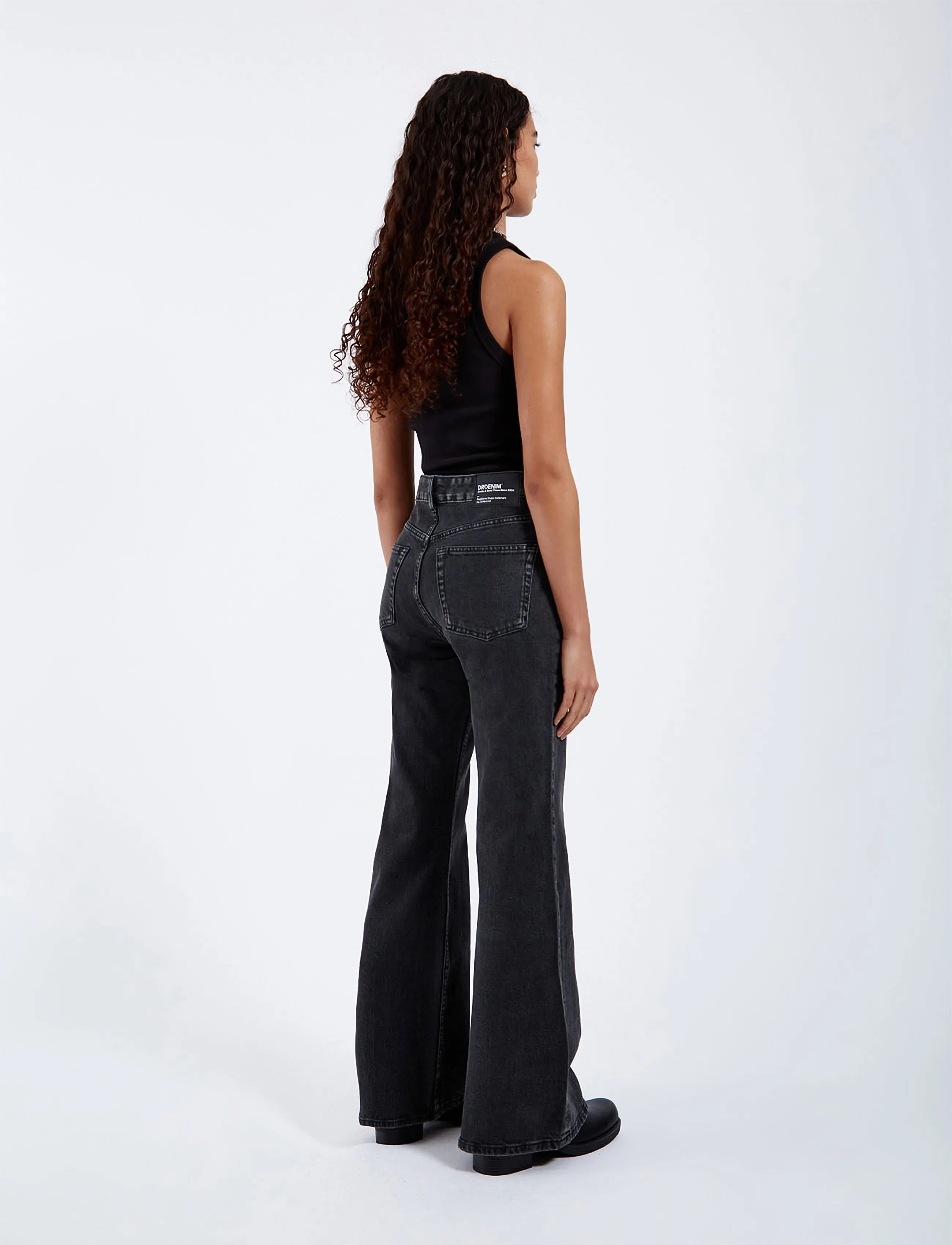 Dr Denim - Elba Mid Bootcut - bootcut jeans - tar aged black - 3