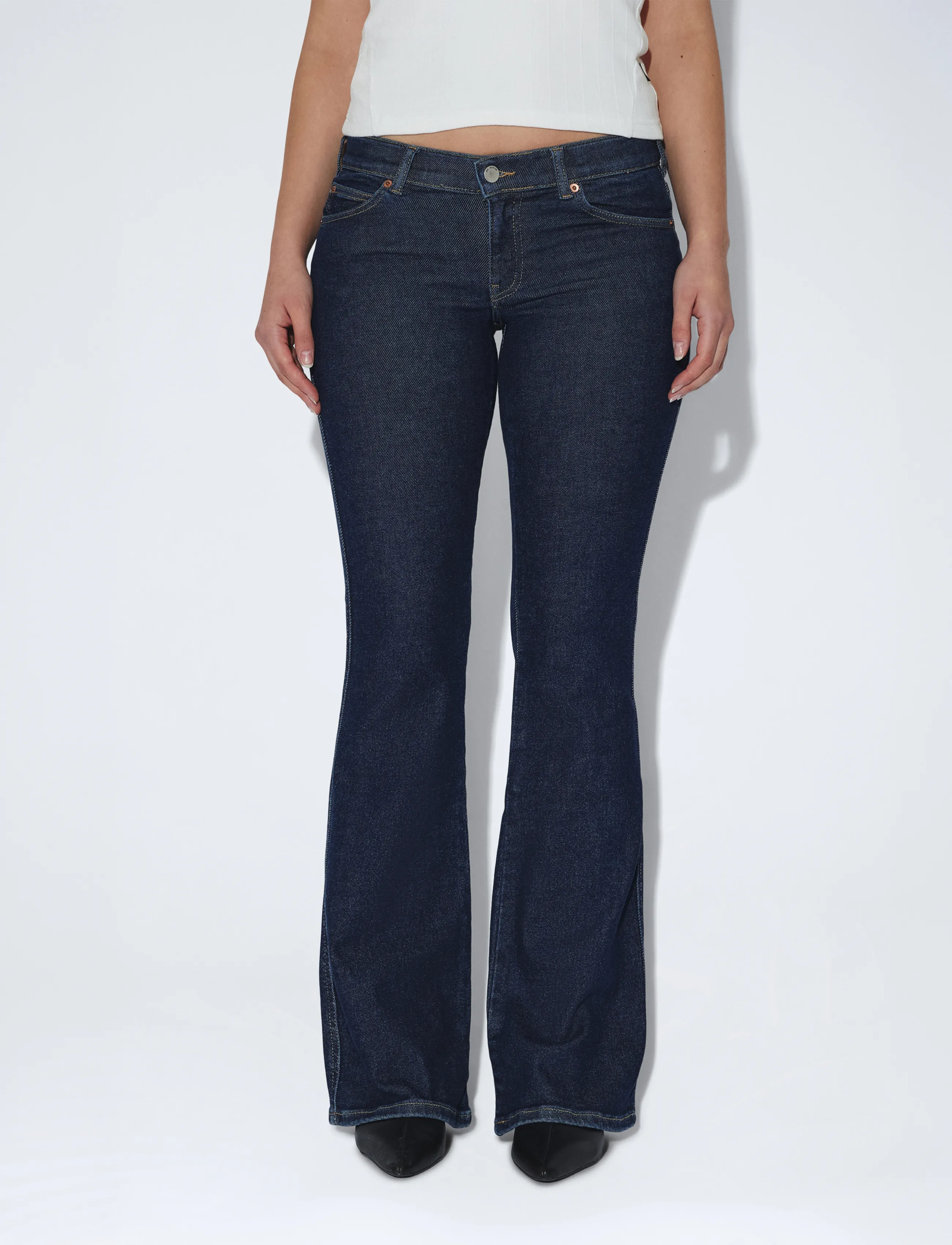 Dr Denim - Kily Low Bootcut - bootcut jeans - cape deep plain - 3