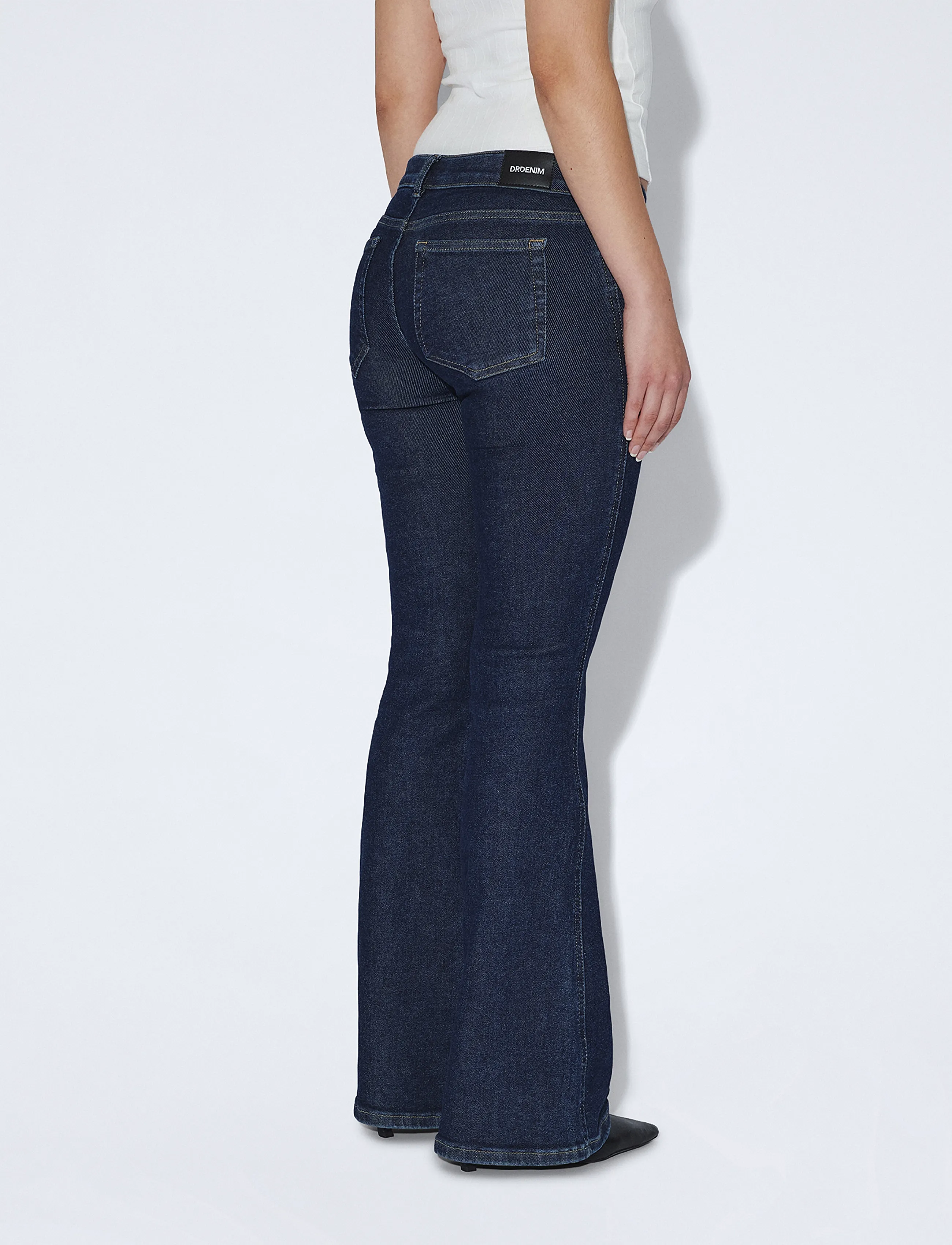 Dr Denim - Kily Low Bootcut - bootcut jeans - cape deep plain - 4