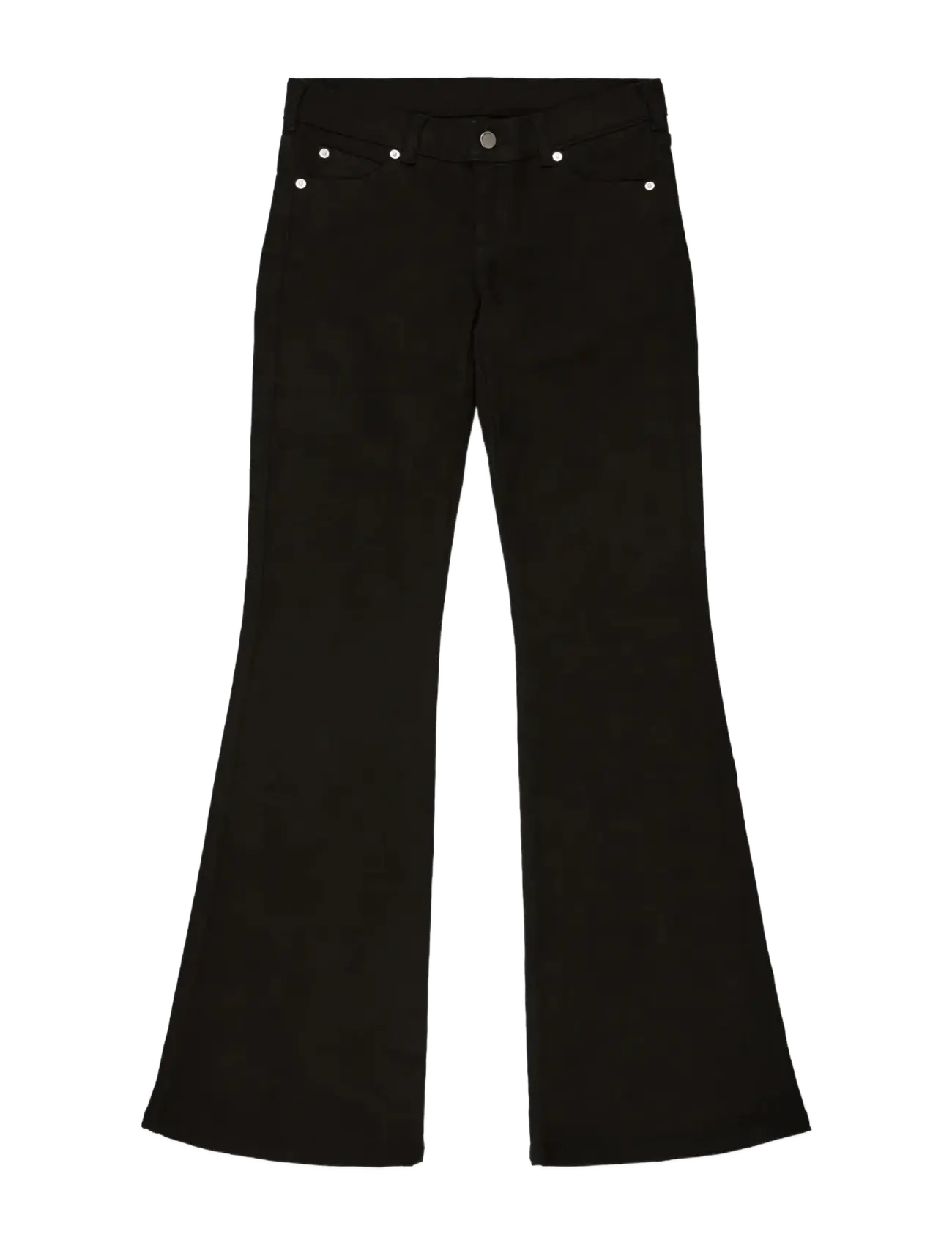Dr Denim - Kily Low Bootcut - alt laienevad teksad - solid black - 2