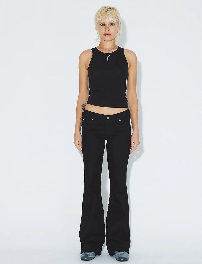 Dr Denim - Kily Low Bootcut - bootcut jeans - solid black - 0