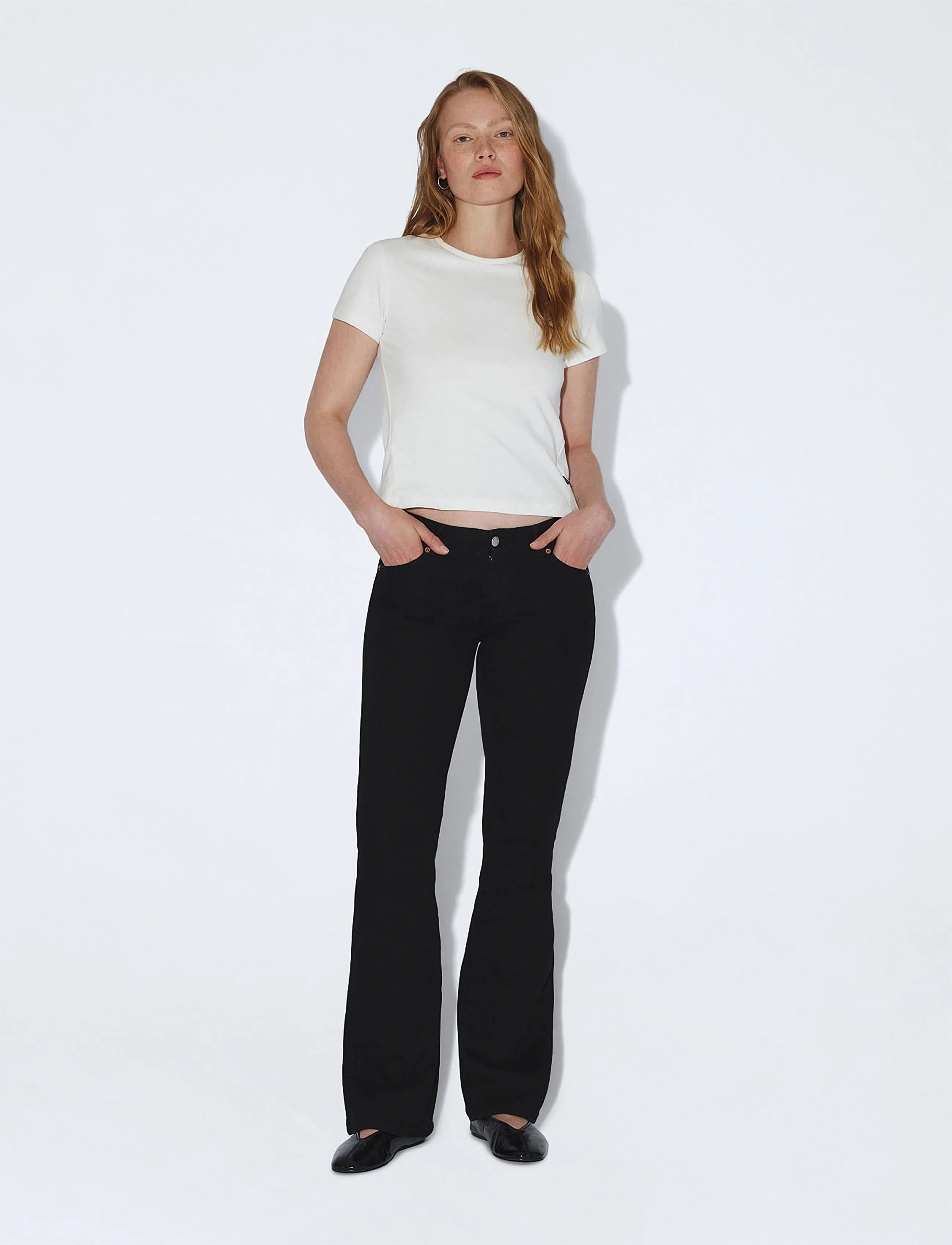 Dr Denim - Kily Low Bootcut - bootcut-farkut - solid black - 0