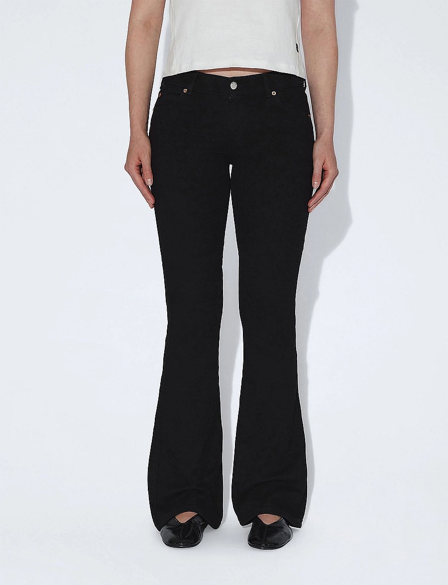 Dr Denim - Kily Low Bootcut - bootcut-farkut - solid black - 4