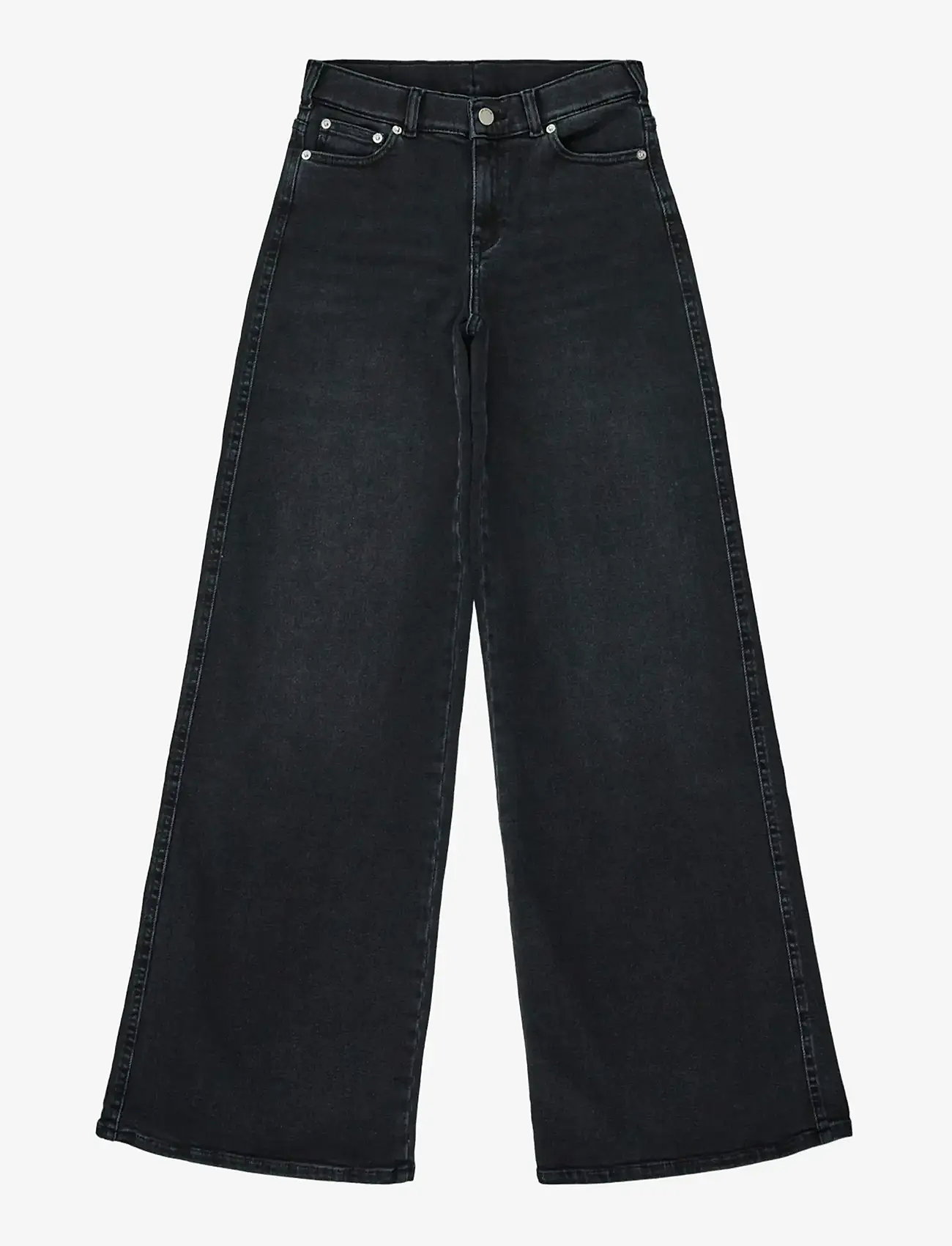 Dr Denim - Zila Mid Wide - brede jeans - black mist - 1