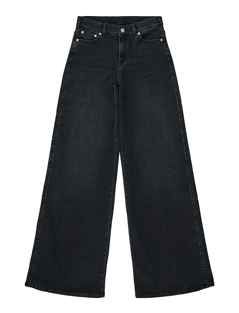 Dr Denim - Zila Mid Wide - brede jeans - black mist - 1