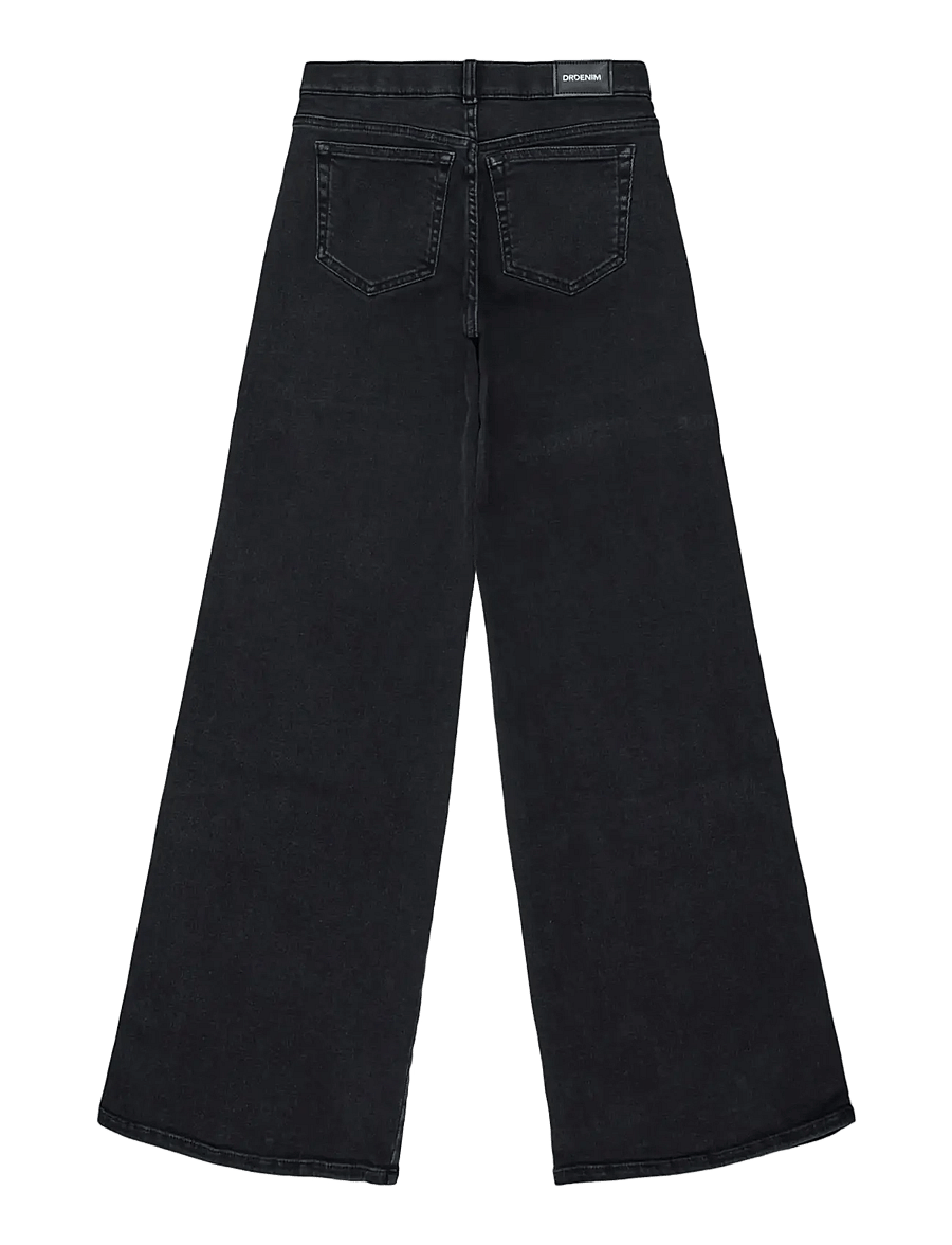 Dr Denim - Zila Mid Wide - vida jeans - black mist - 2