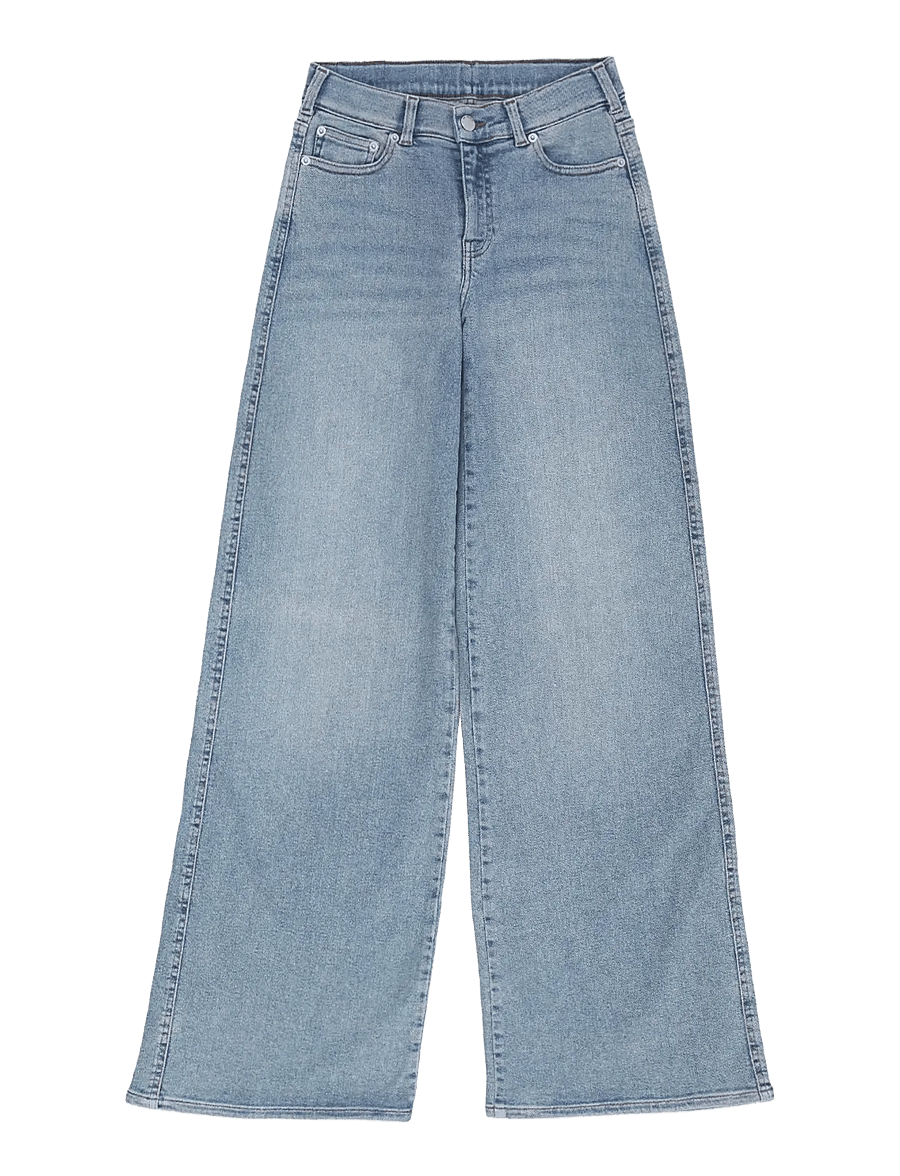 Dr Denim - Zila Mid Wide - hosen mit weitem bein - cape light used - 1