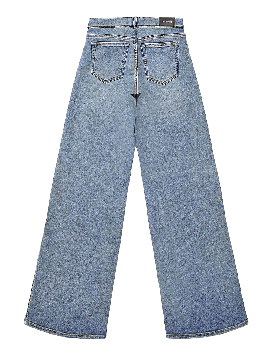 Dr Denim - Zila Mid Wide - hosen mit weitem bein - cape light used - 2