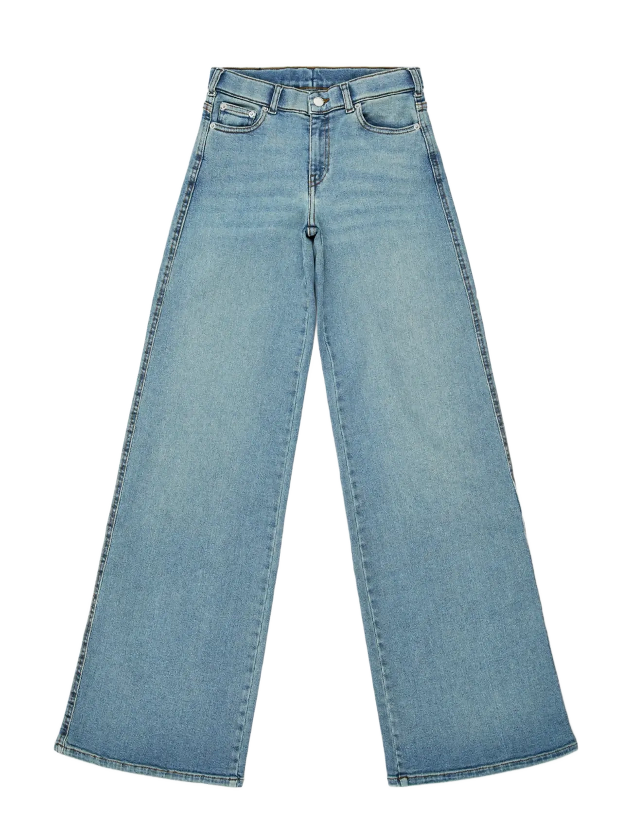 DR DENIM Zila Mid Wide Blau - Lx32 - Damen