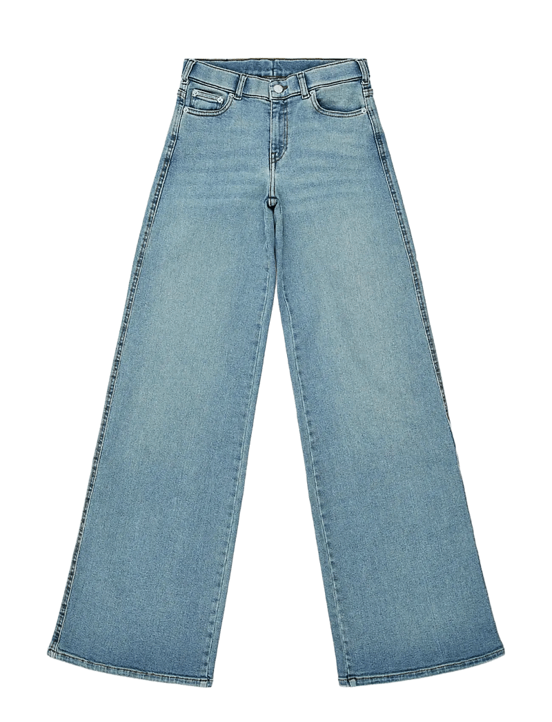 Dr Denim - Zila Mid Wide - hosen mit weitem bein - cape light vintage - 1