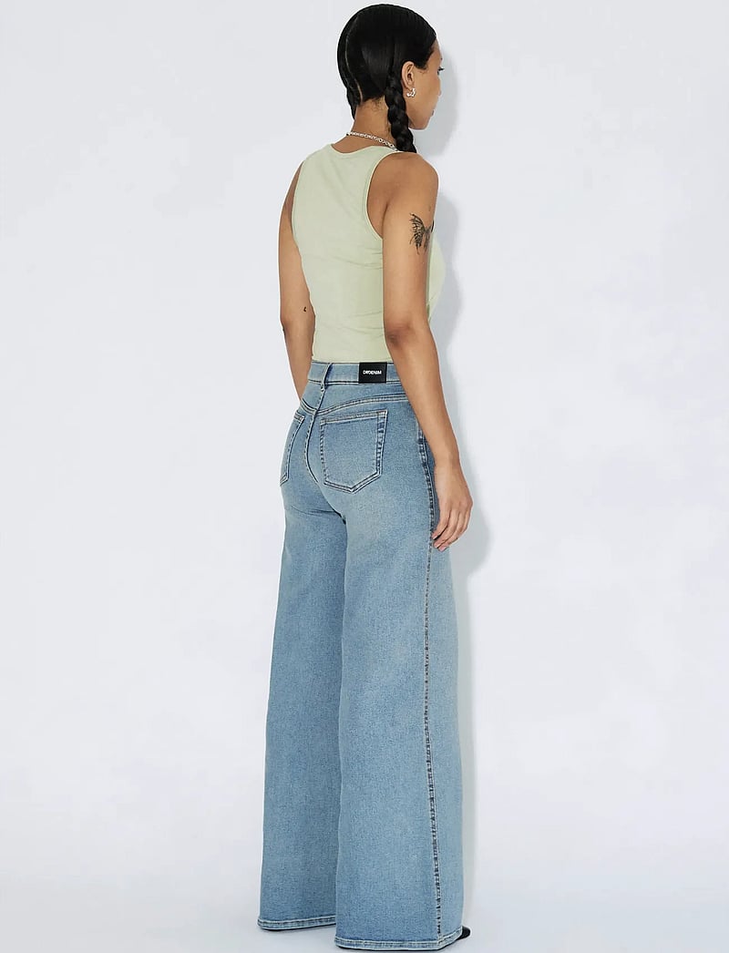 Dr Denim - Zila Mid Wide - hosen mit weitem bein - cape light vintage - 3