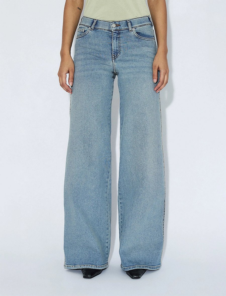Dr Denim - Zila Mid Wide - laia säärega teksad - cape light vintage - 4