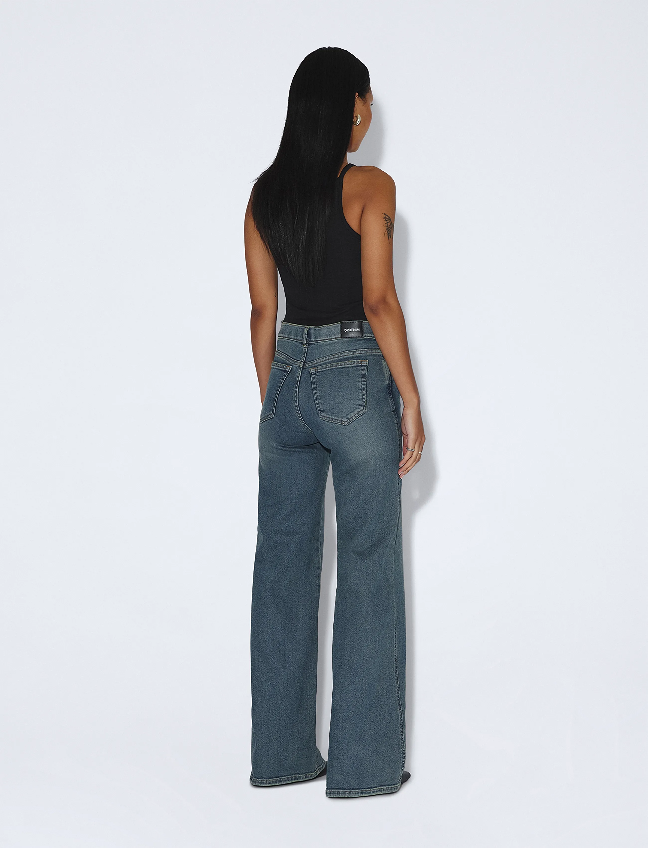 Dr Denim - Zila Mid Wide - laia säärega teksad - cape mid used vintage - 3