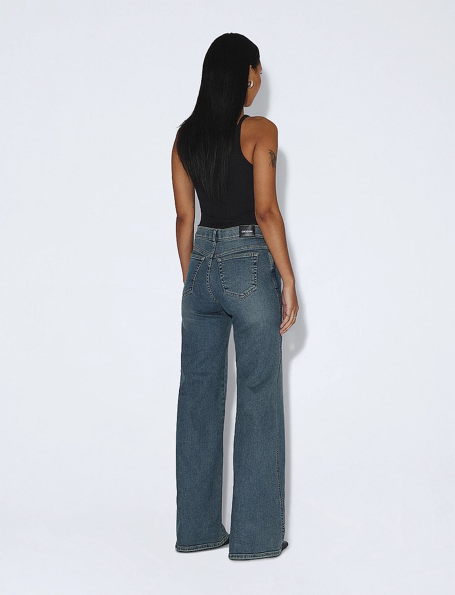 Dr Denim - Zila Mid Wide - laia säärega teksad - cape mid used vintage - 3