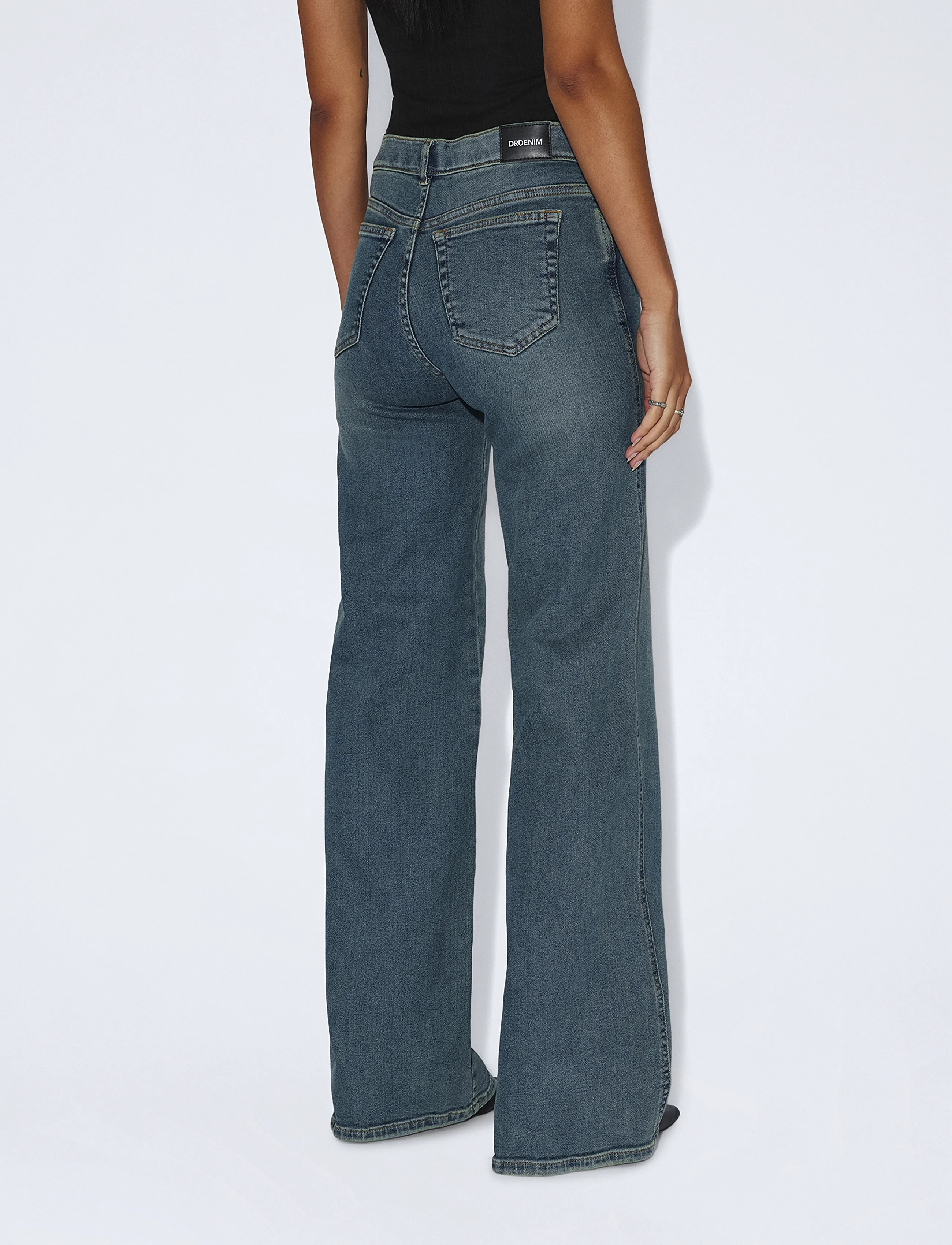 Dr Denim - Zila Mid Wide - laia säärega teksad - cape mid used vintage - 5
