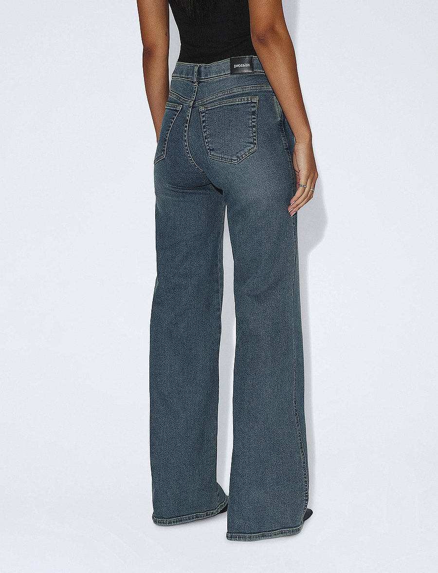 Dr Denim - Zila Mid Wide - laia säärega teksad - cape mid used vintage - 5