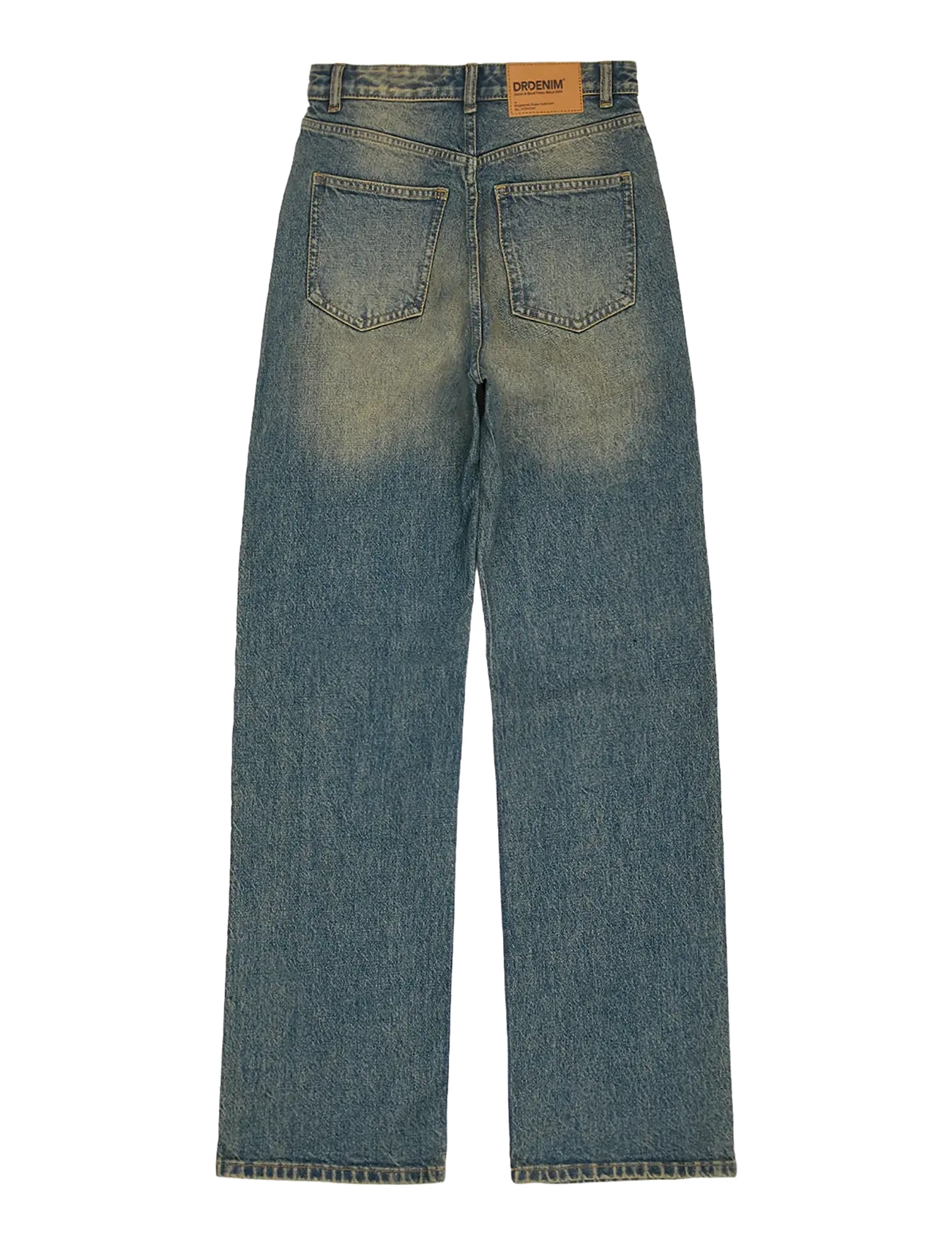 Dr Denim - Echo High Straight - hosen mit weitem bein - bay mid brownish - 2