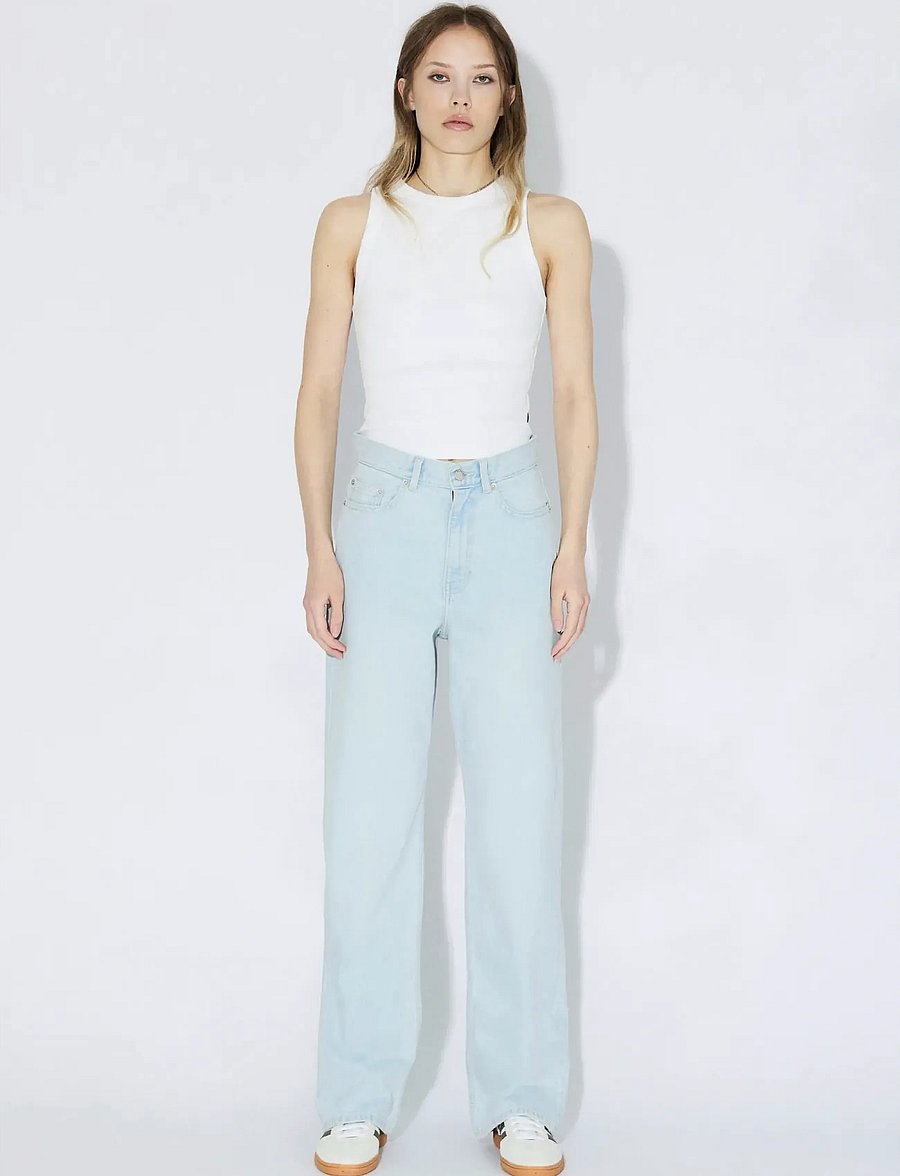 Dr Denim - Echo High Straight - vida jeans - bay superlight used - 0