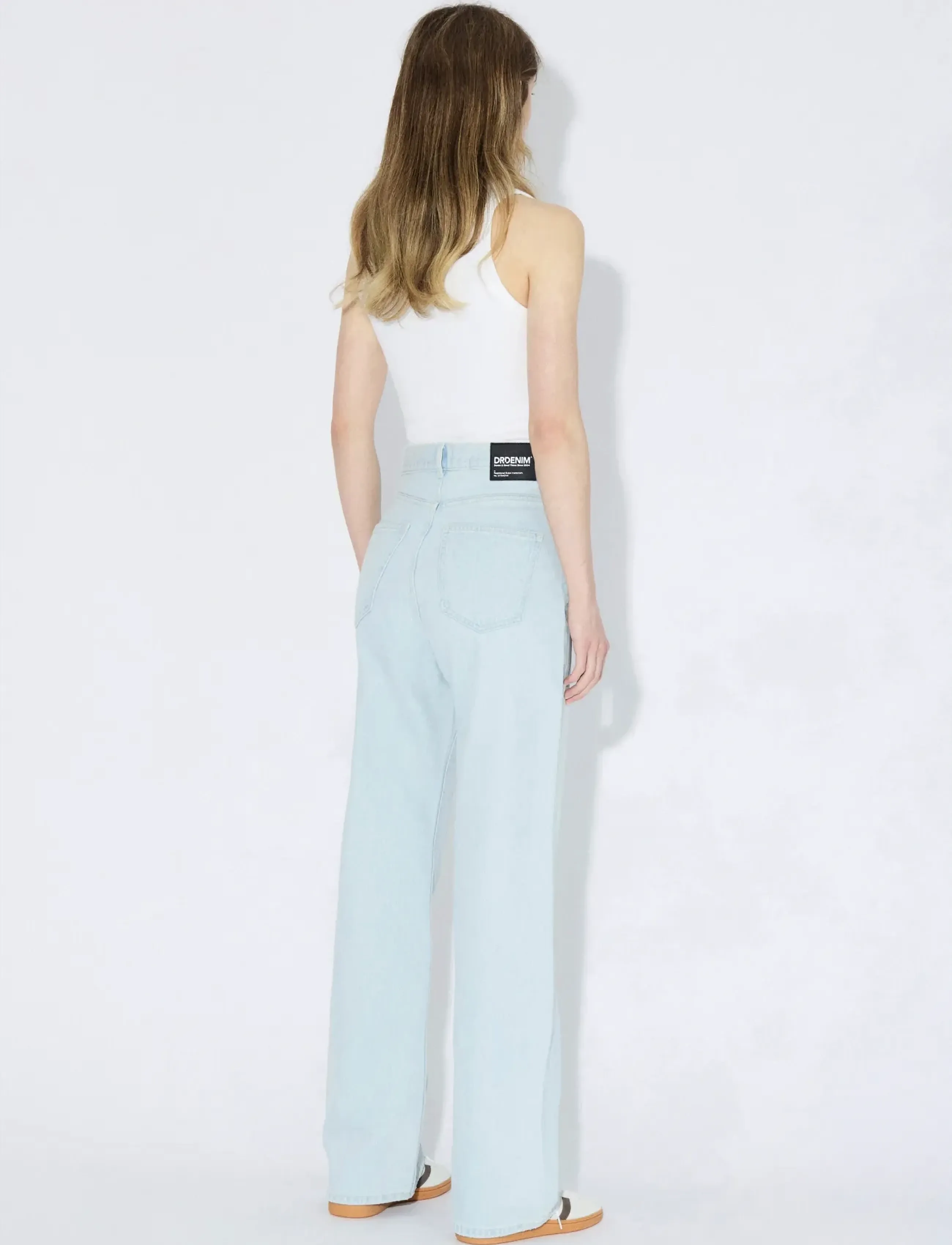 Dr Denim - Echo High Straight - wide leg jeans - bay superlight used - 3