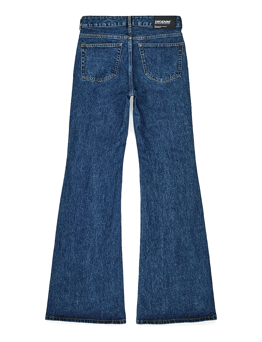 Dr Denim - Elba Mid Bootcut - vida jeans - bay dark retro vintage - 2