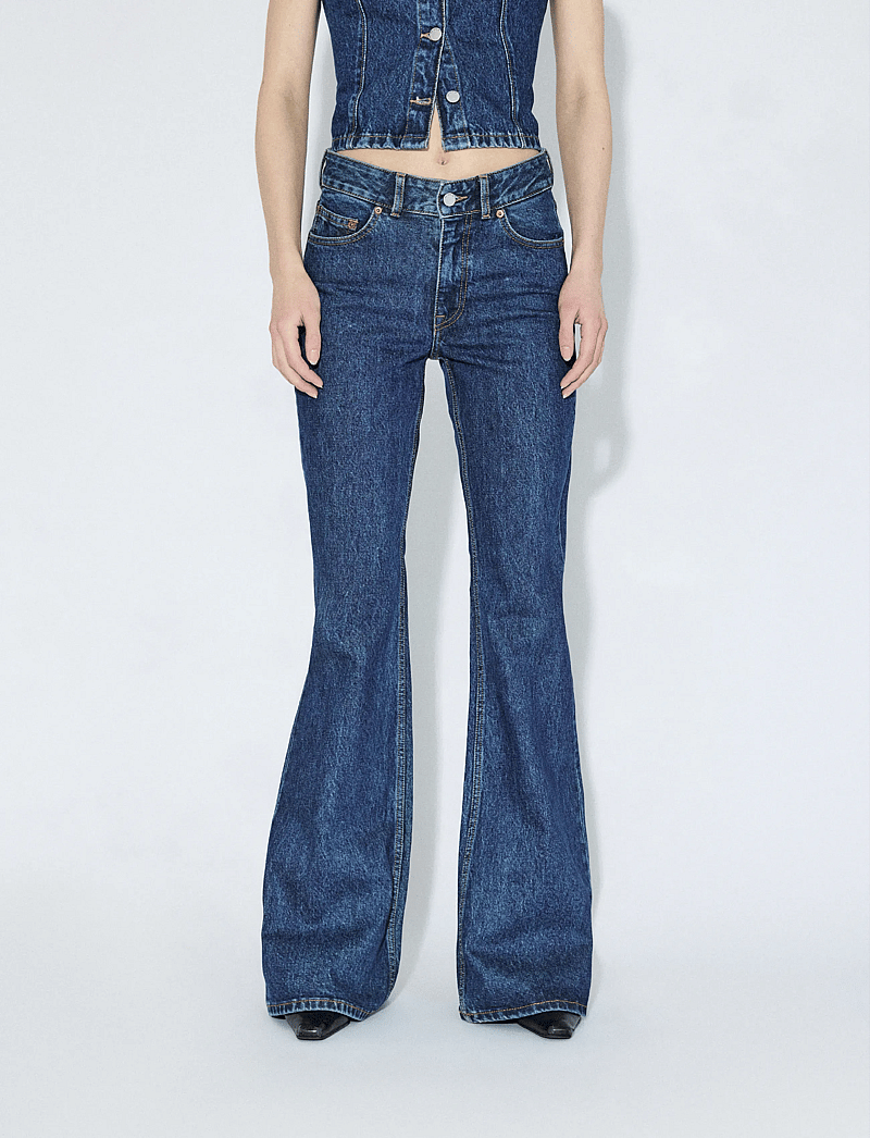 Dr Denim - Elba Mid Bootcut - hosen mit weitem bein - bay dark retro vintage - 4