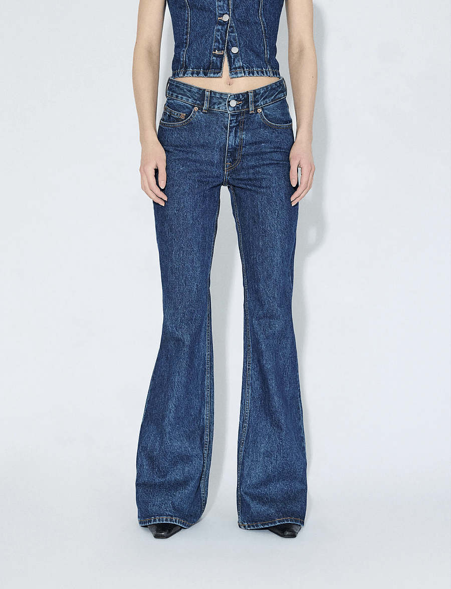 Dr Denim - Elba Mid Bootcut - vida jeans - bay dark retro vintage - 4