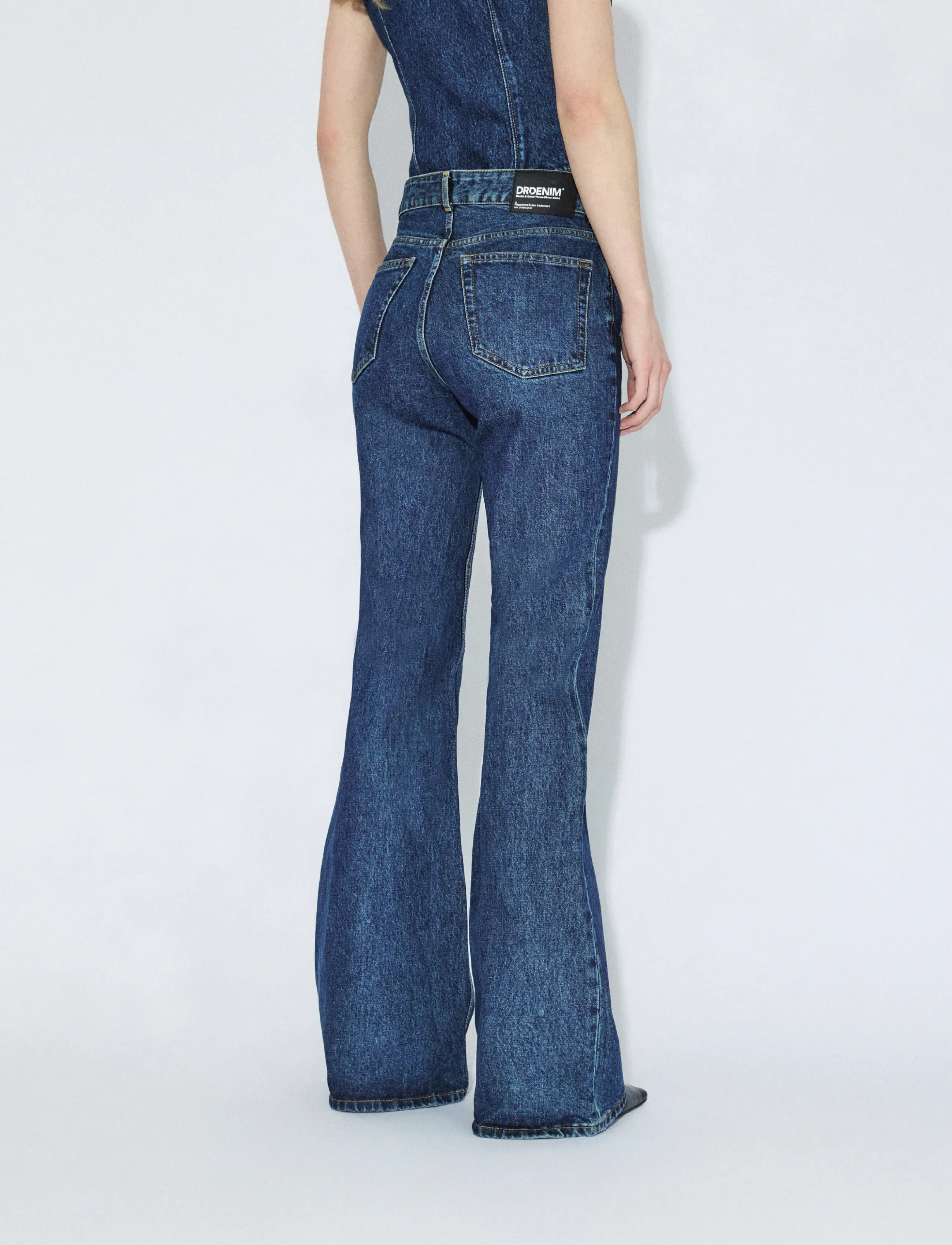 Dr Denim - Elba Mid Bootcut - laia säärega teksad - bay dark retro vintage - 5