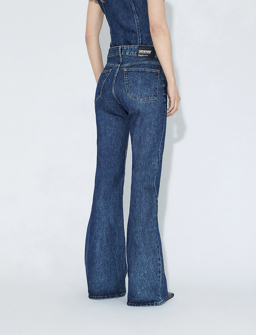 Dr Denim - Elba Mid Bootcut - vida jeans - bay dark retro vintage - 5
