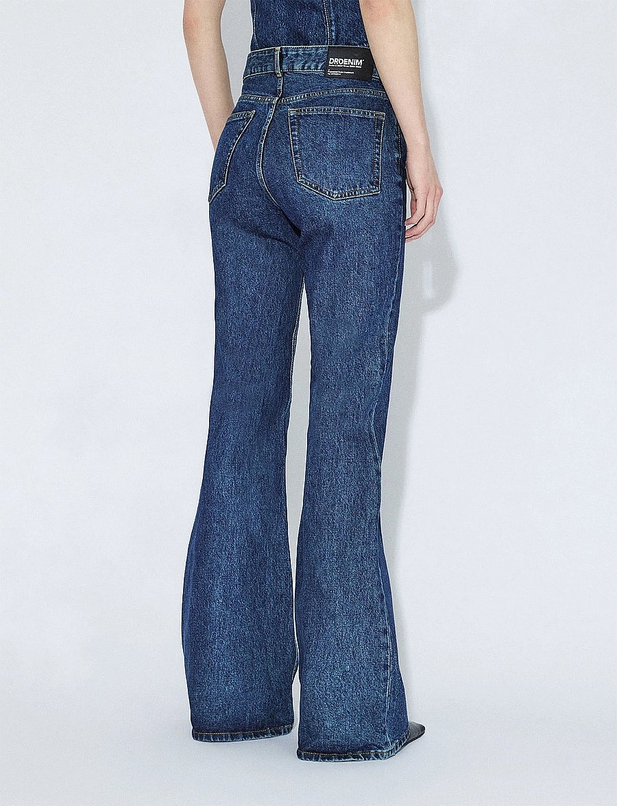 Dr Denim - Elba Mid Bootcut - hosen mit weitem bein - bay dark retro vintage - 5