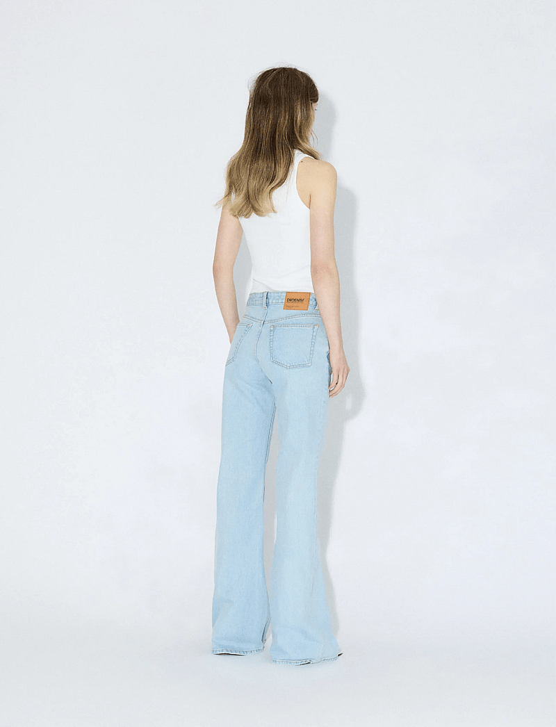 Dr Denim - Elba Mid Bootcut - wide leg jeans - bay light used - 3