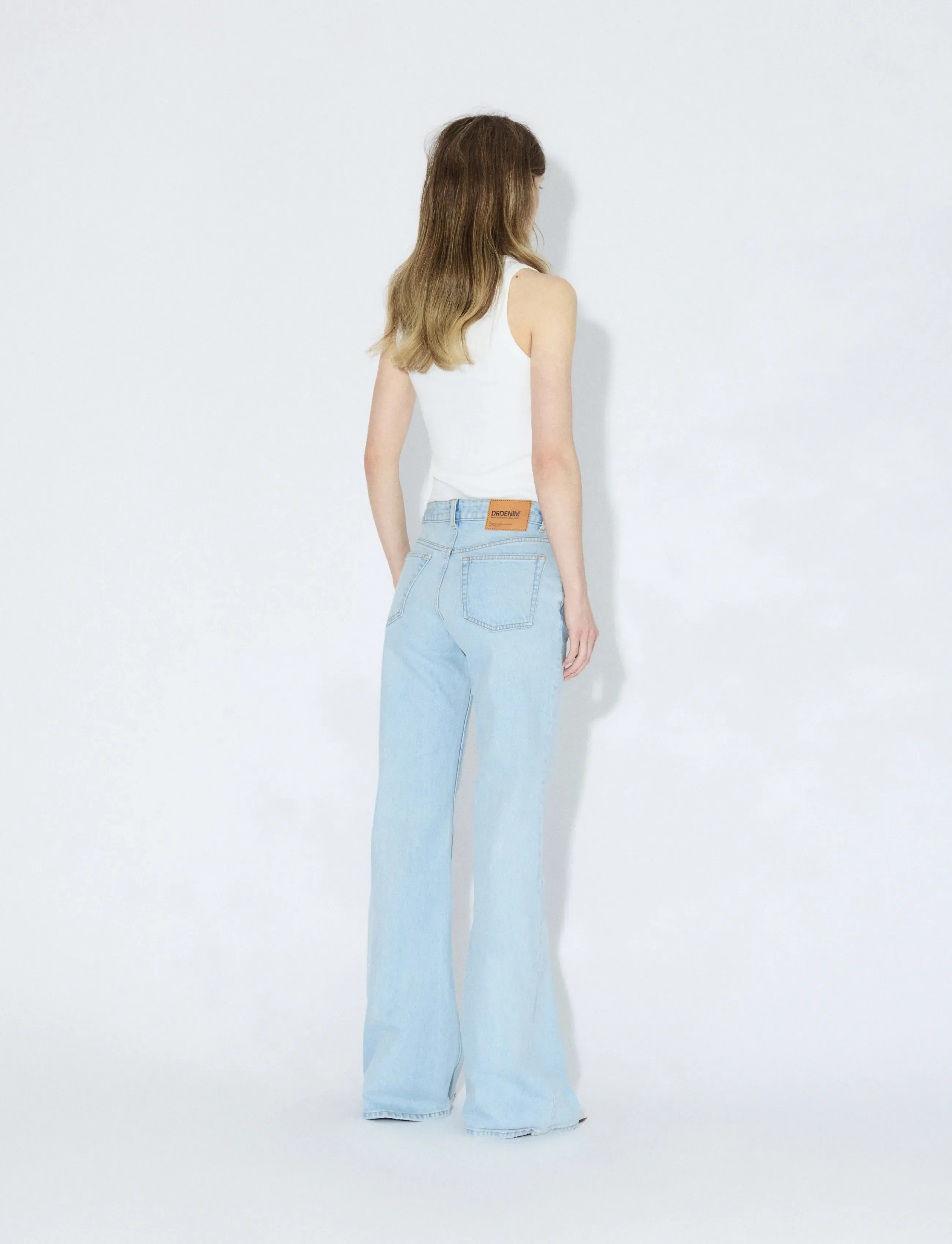 Dr Denim - Elba Mid Bootcut - vide jeans - bay light used - 3