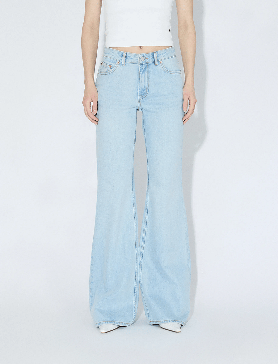 Dr Denim - Elba Mid Bootcut - vide jeans - bay light used - 4