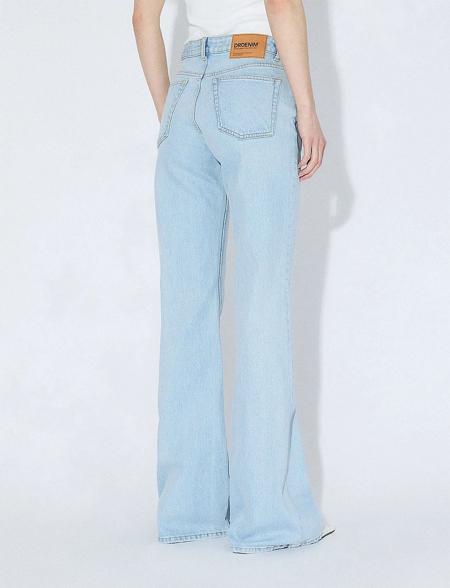 Dr Denim - Elba Mid Bootcut - hosen mit weitem bein - bay light used - 5