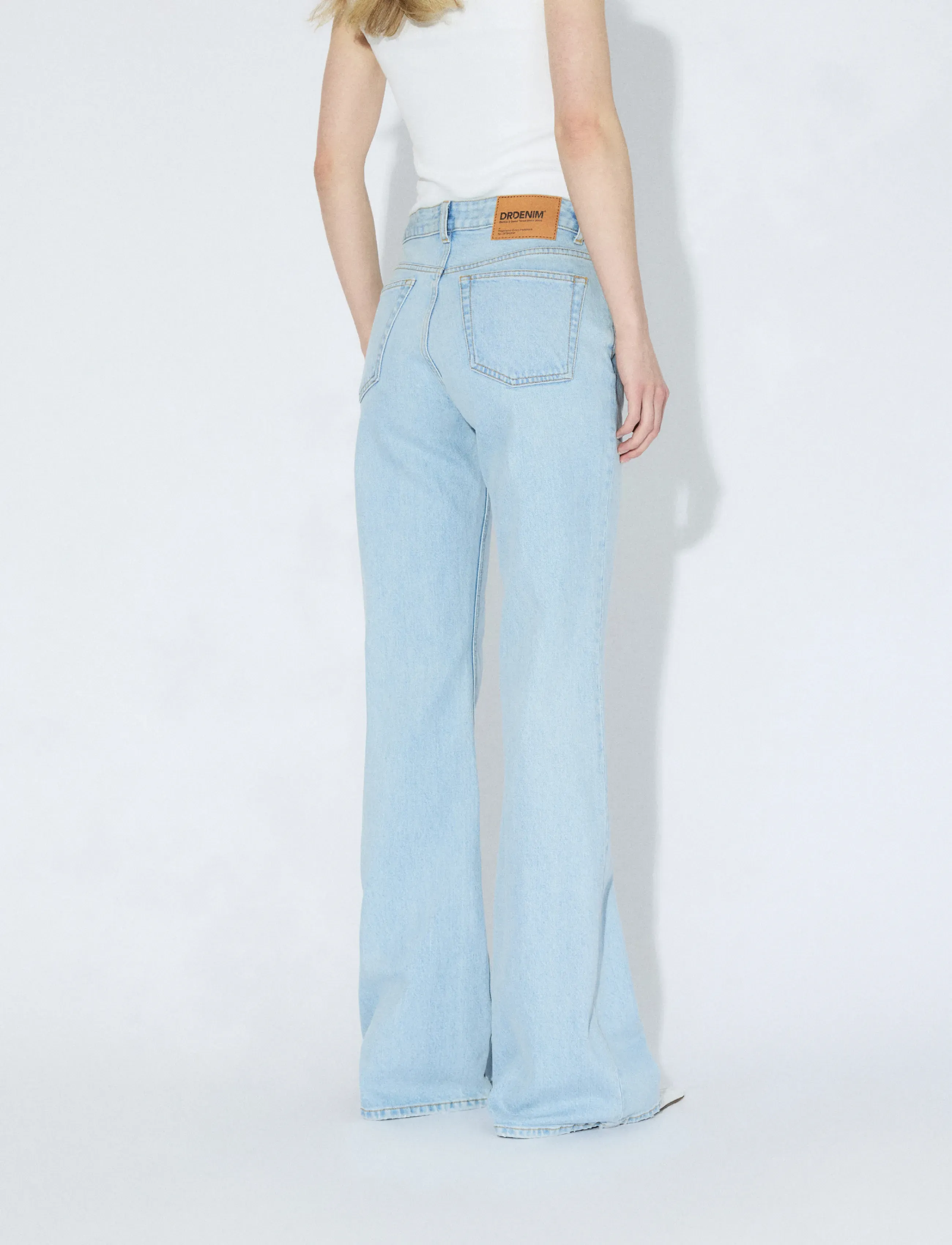 Dr Denim - Elba Mid Bootcut - vide jeans - bay light used - 5