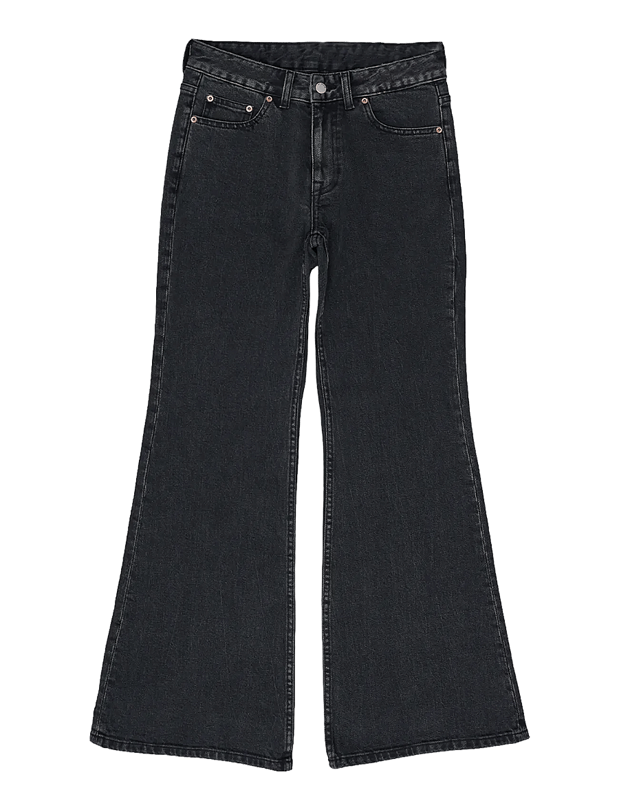 Dr Denim - Elba Mid Bootcut - bootcut jeans - tar aged black fade - 1