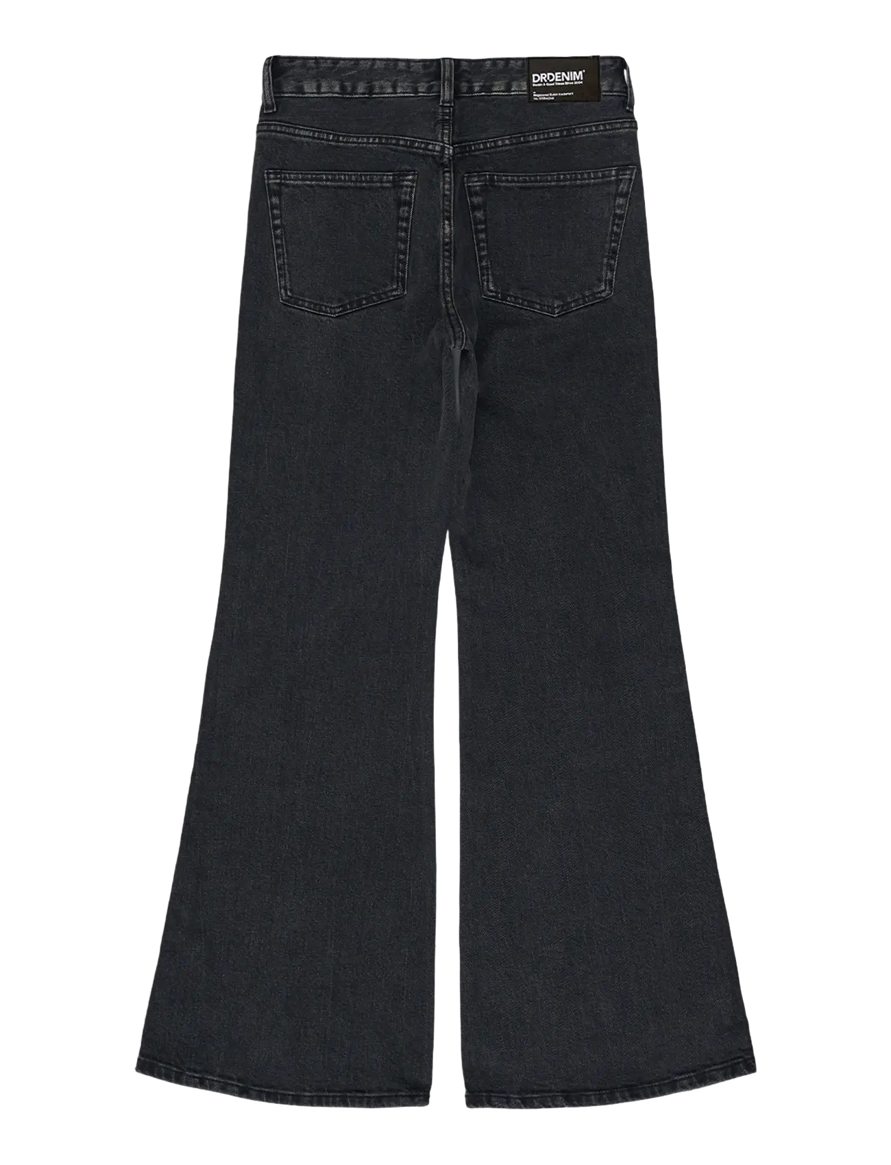 Dr Denim - Elba Mid Bootcut - bootcut jeans - tar aged black fade - 2